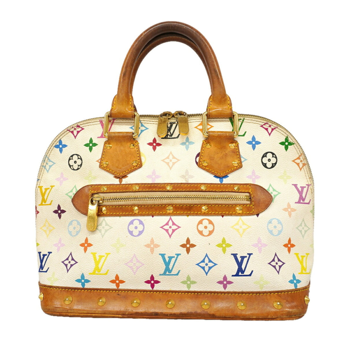 Louis Vuitton Blanc Handbag (Pre-Owned)