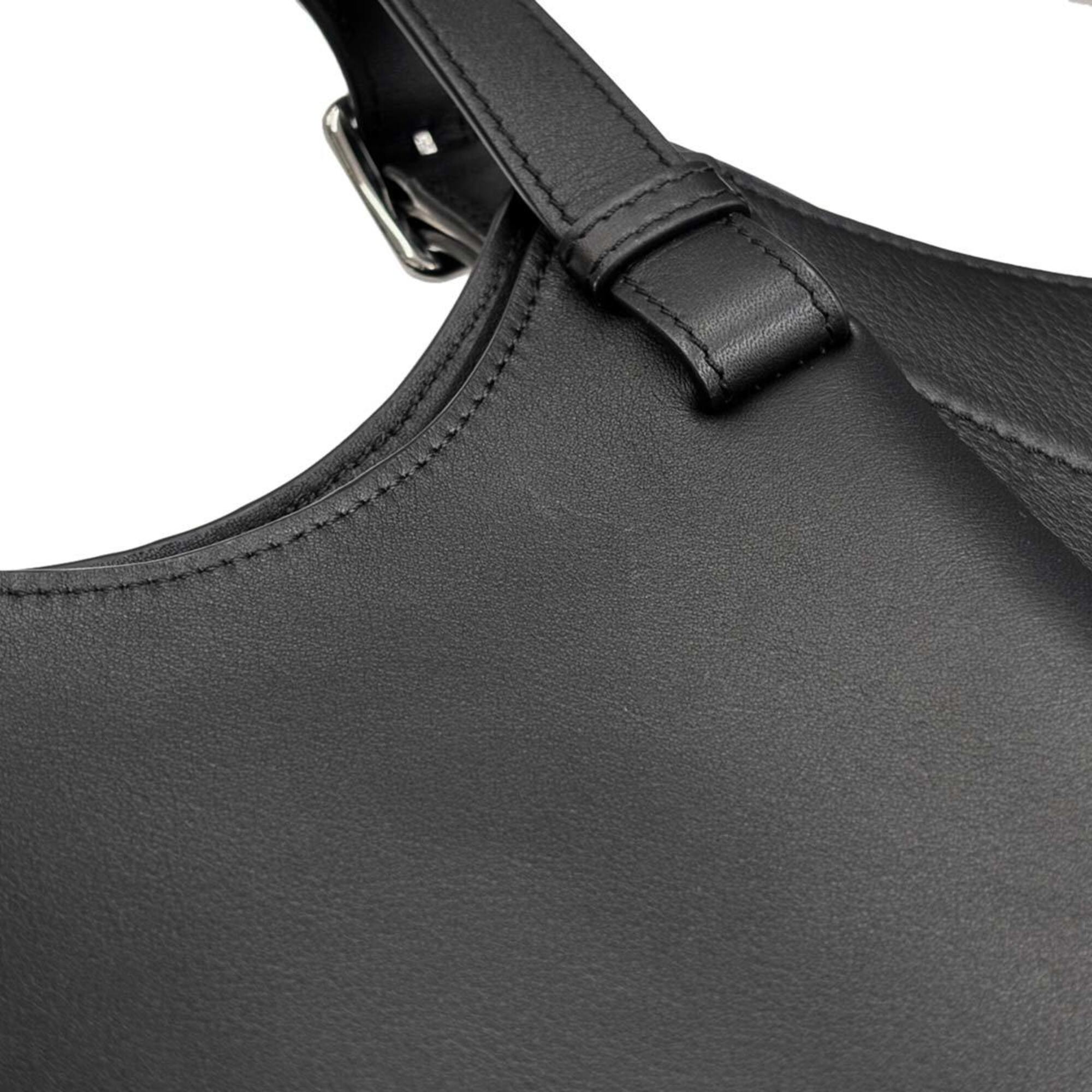 Loewe Hammock Black Leather Handbag (Pre-Owned)