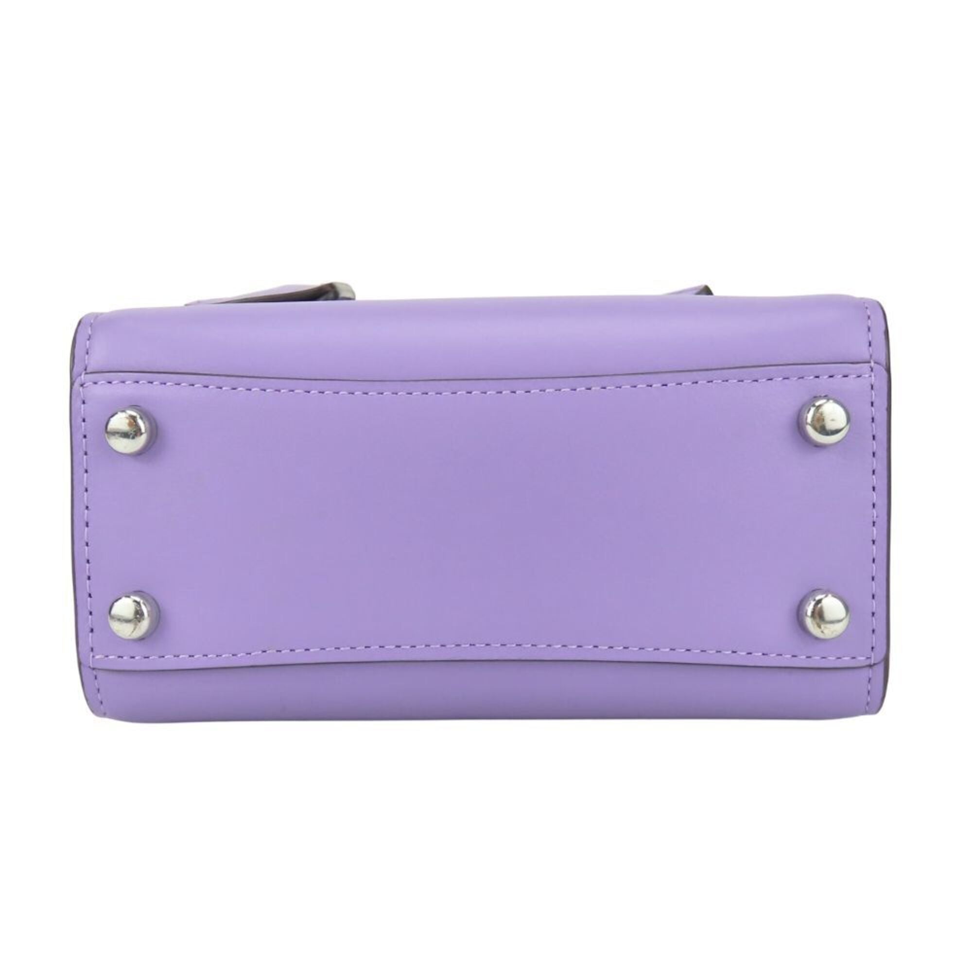 Coach Purple Leather Handbag (Pre-Owned)