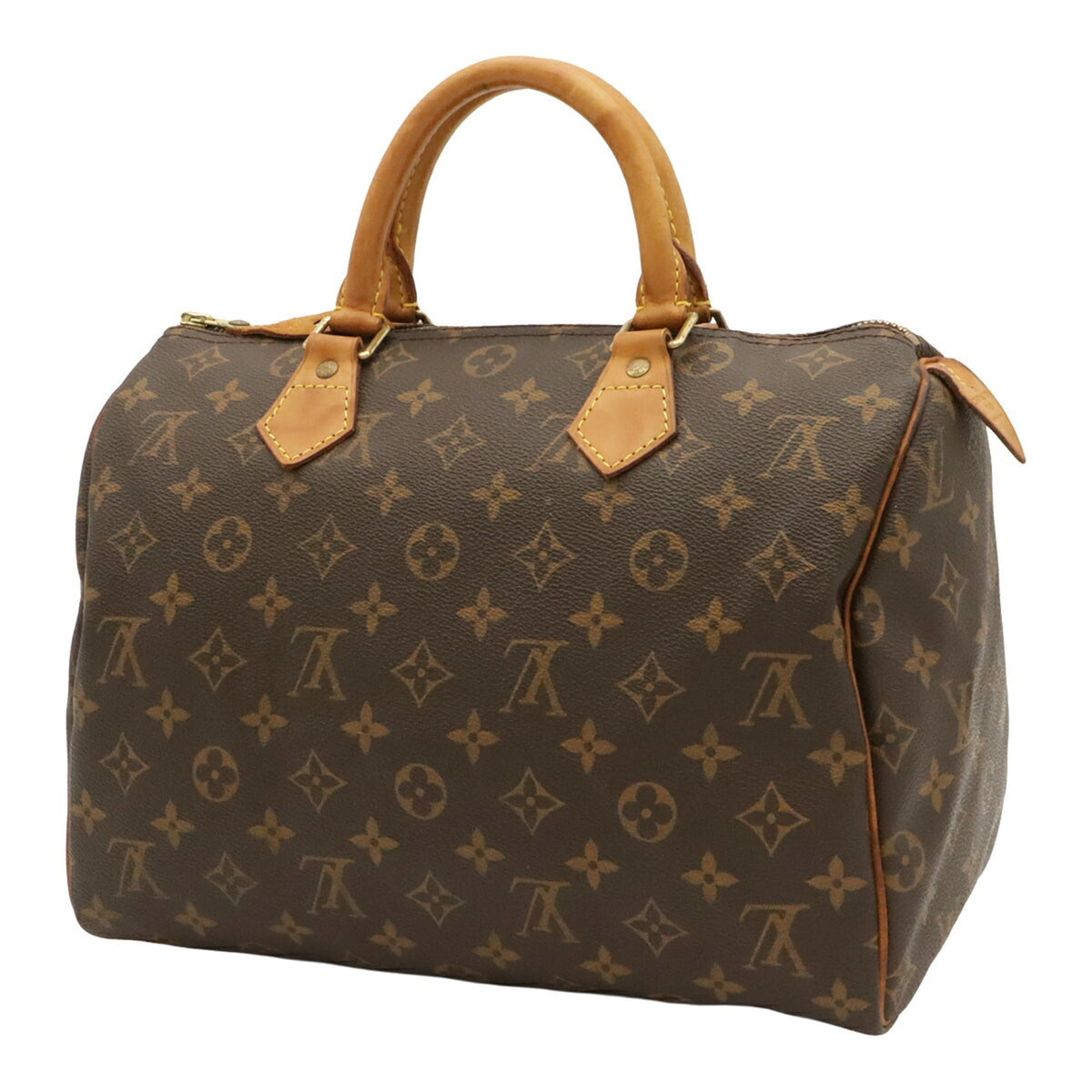 Louis Vuitton Brown Vinyl Handbag (Pre-Owned)