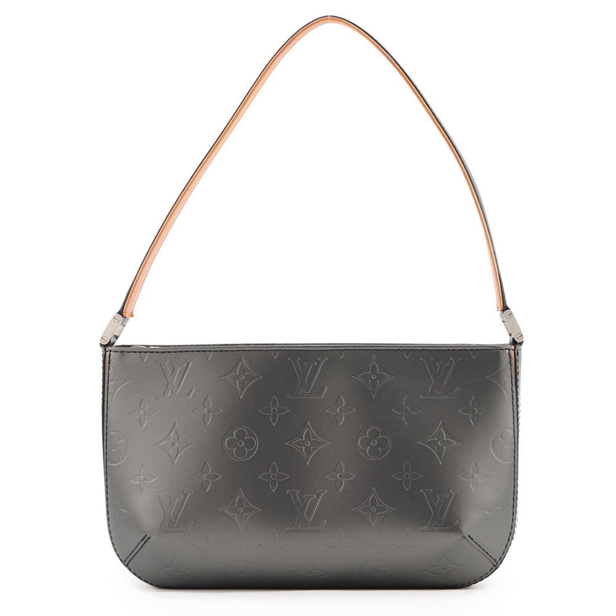 Louis Vuitton Monogram Mat Black Noir Monogram Mat Handbag Shoulder Bag (Pre-Owned)
