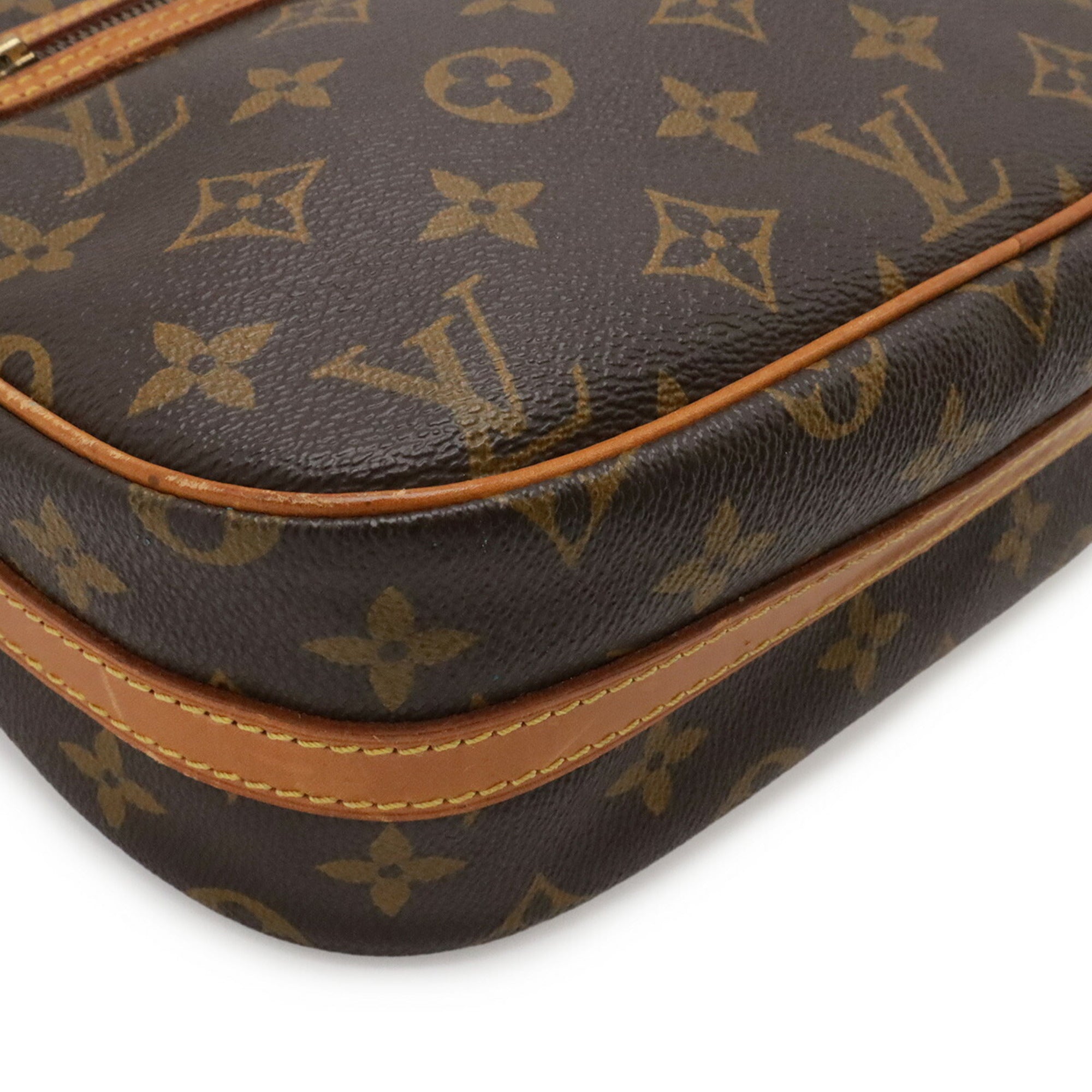 Louis Vuitton Monogram Brown Monogram Pochette Shoulder Bag (Pre-Owned)