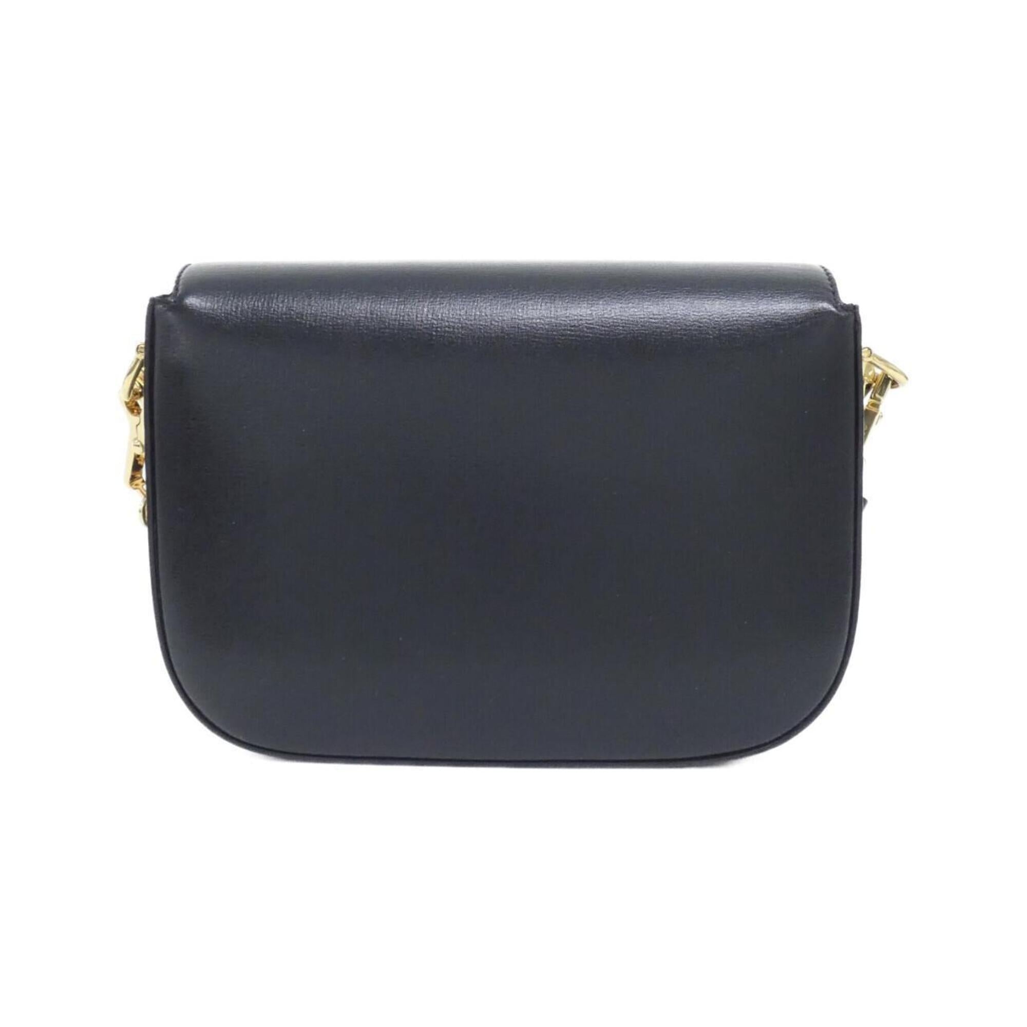 Gucci Black Leather Shoulder Bag (Pre-Owned)