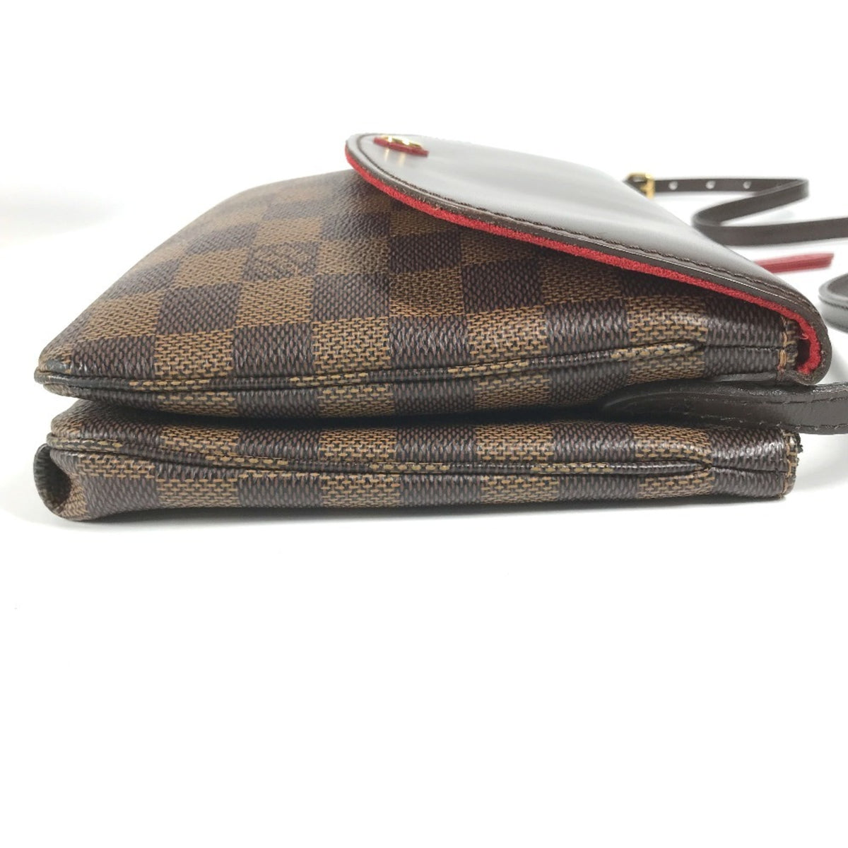 Louis Vuitton Brown Ebene Damier Canvas Pochette Shoulder Bag (Pre-Owned)
