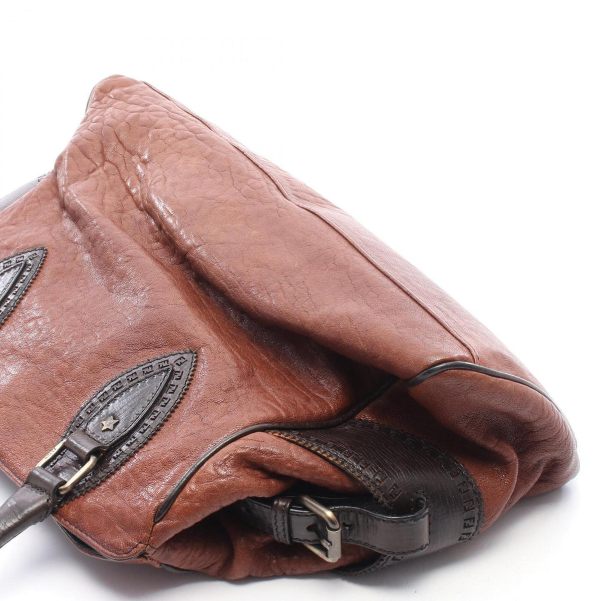 Fendi Brown Leather Handbag (Pre-Owned)