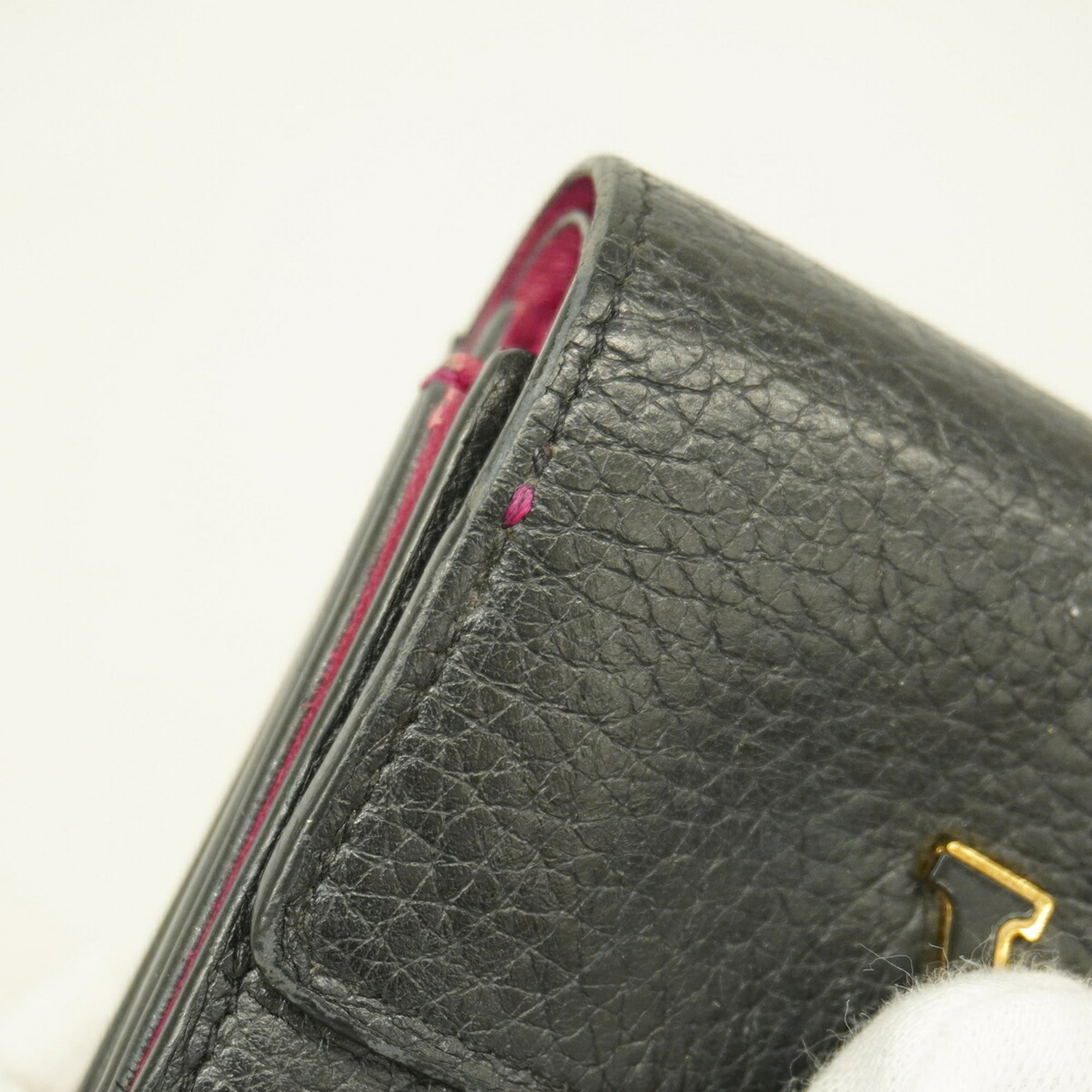 Louis Vuitton Noir Wallet (Tri-Fold) (Pre-Owned)