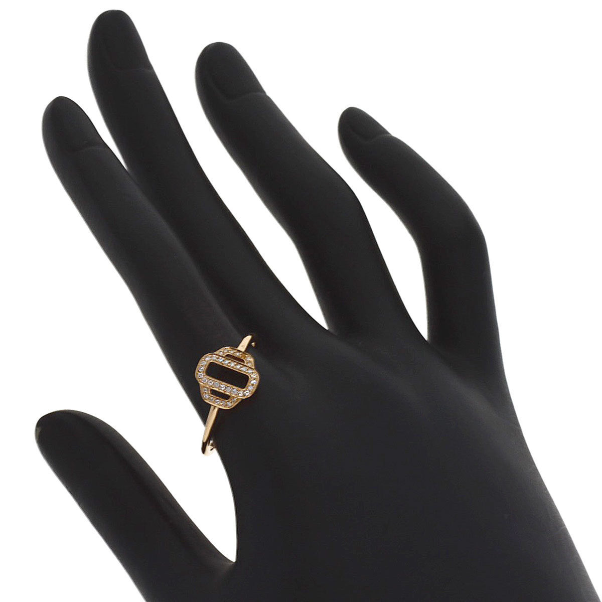 Hermes Pink Gold (18K) Band Ring (Pre-Owned)