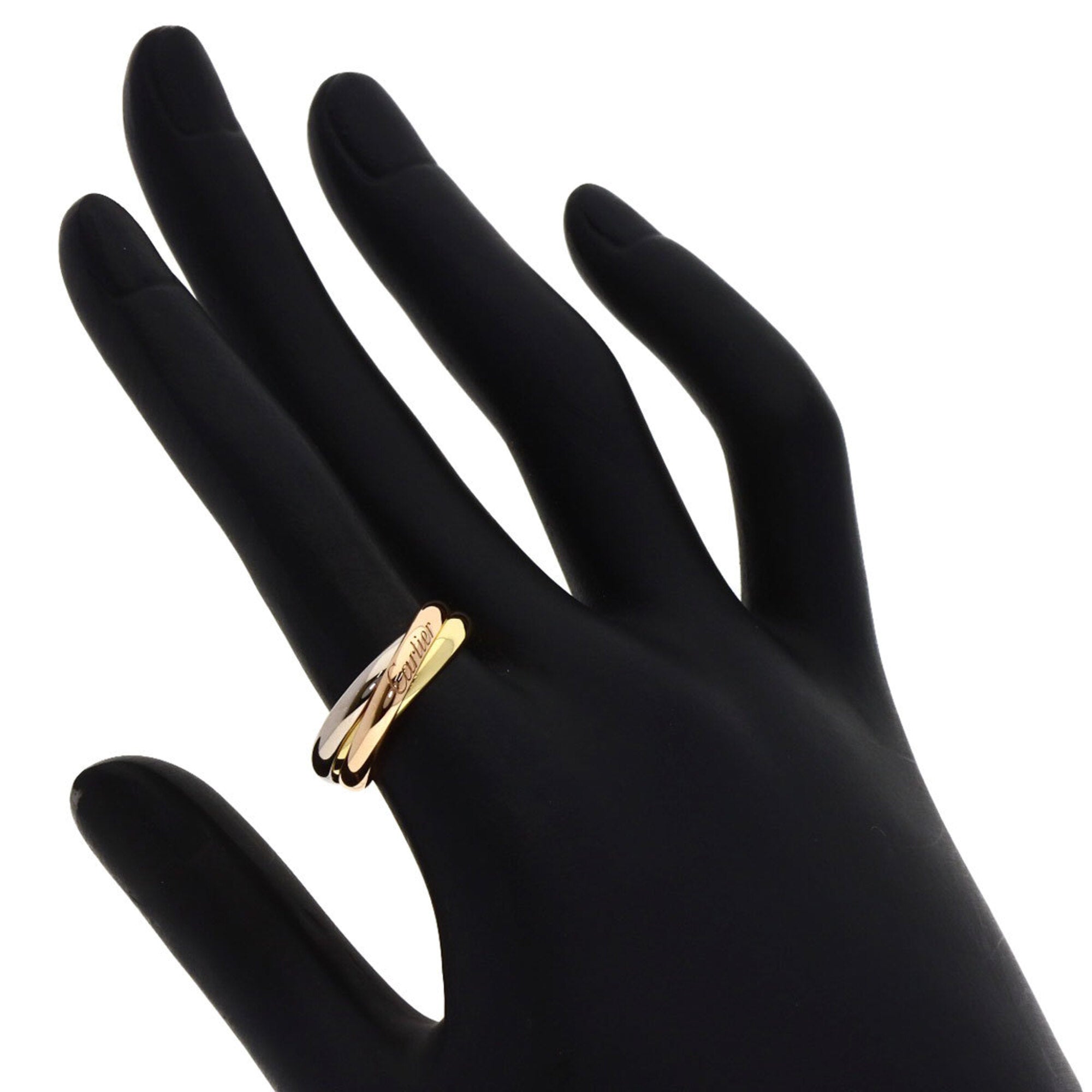 Cartier Trinity Yellow Gold (18K) Pink Gold (18K) White Gold (18K) Band Ring (Pre-Owned)