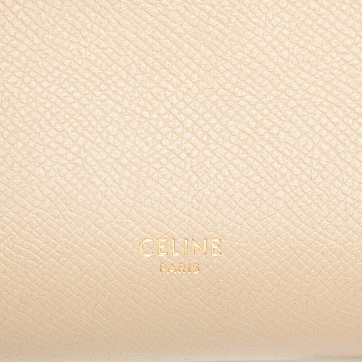 Celine Beige Leather Handbag Shoulder Bag (Pre-Owned)