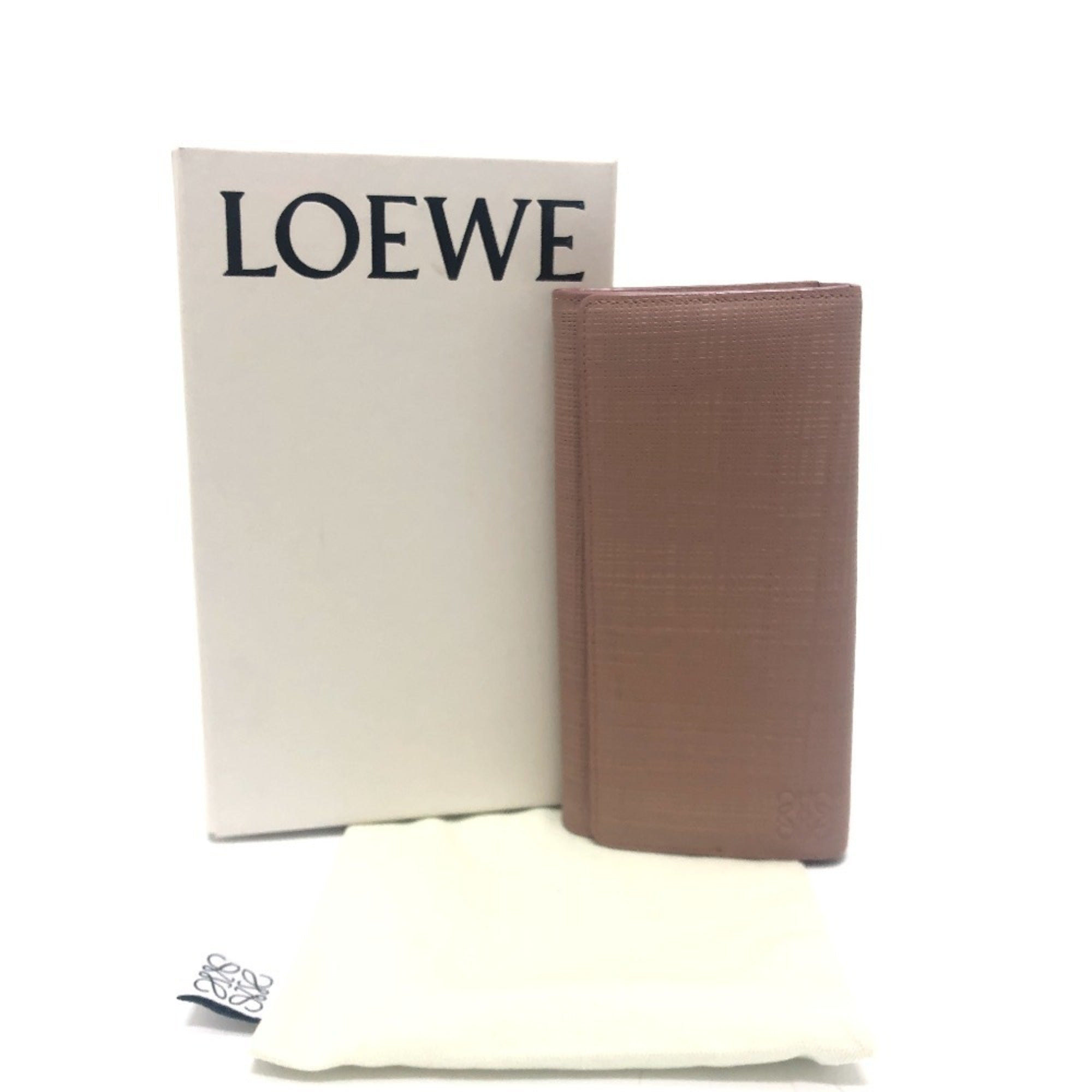 Loewe Beige Canvas Long Wallet (Bi-Fold) (Pre-Owned)