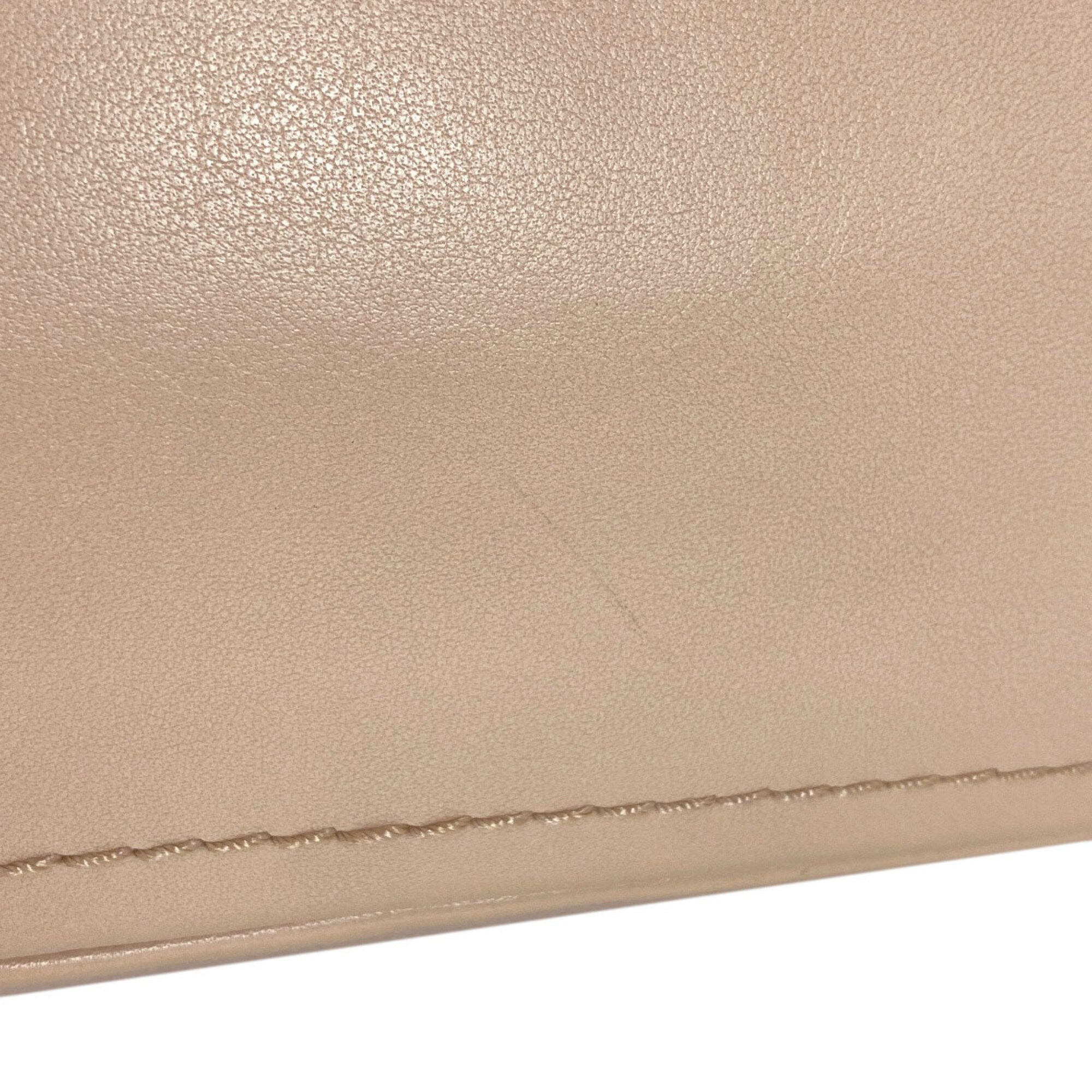 Bally Beige Leather Tote Bag (Pre-Owned)