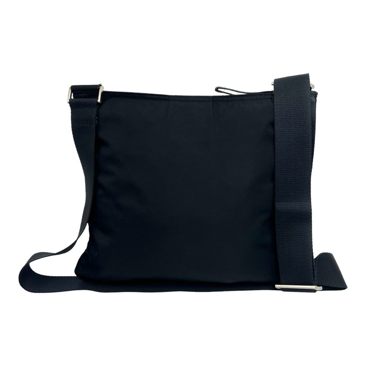 Prada Black Nylon Pochette Shoulder Bag (Pre-Owned)