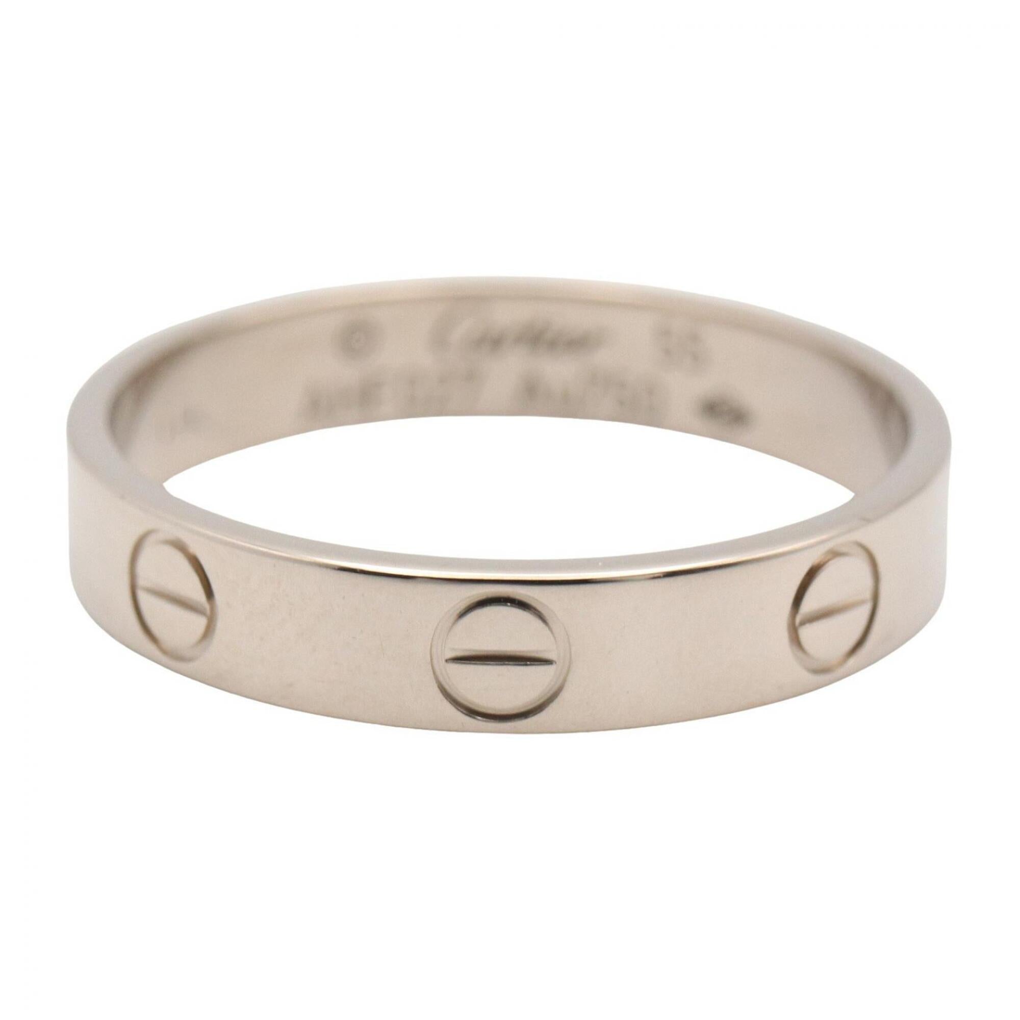Cartier Silver White Gold (18K) Band Ring (Pre-Owned)
