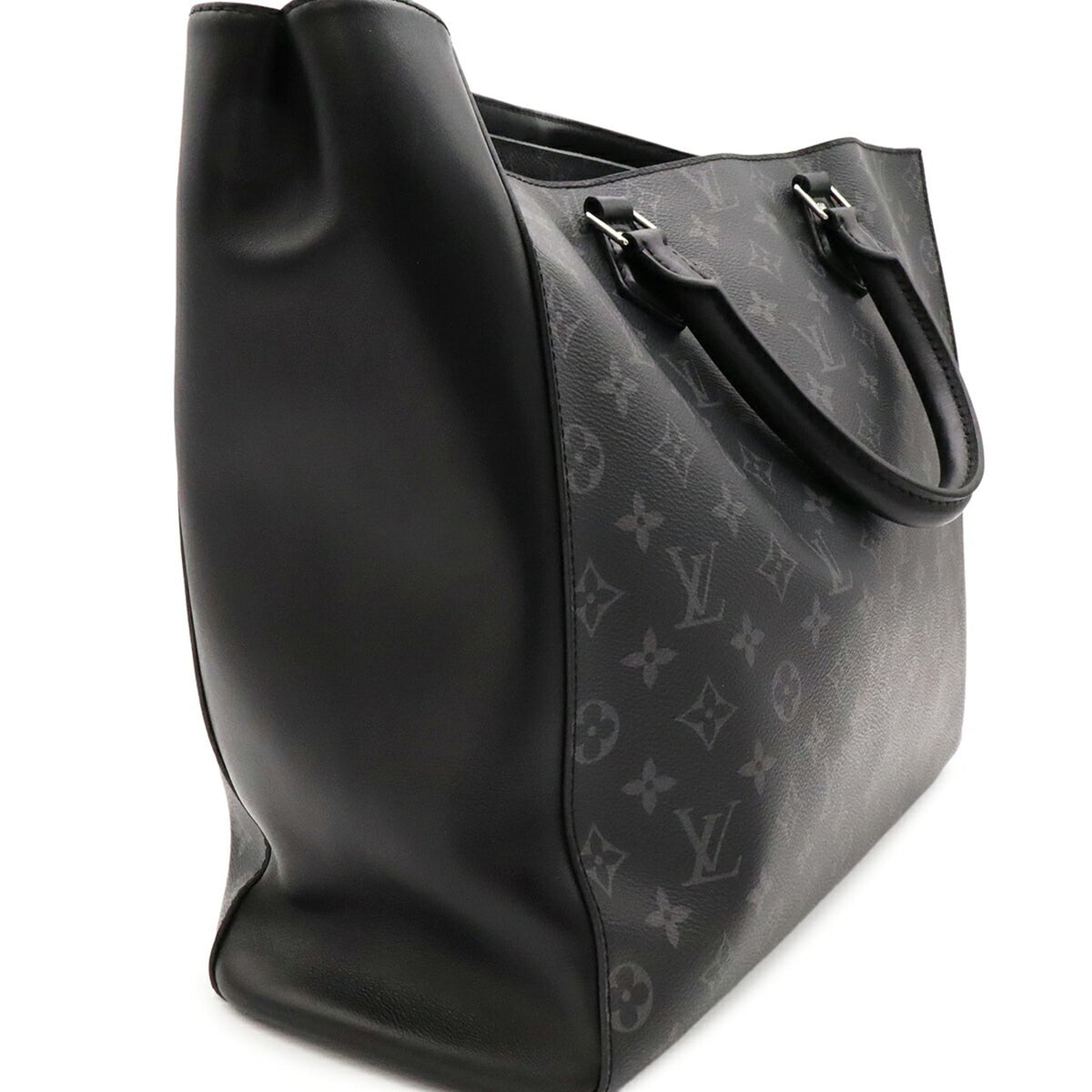 Louis Vuitton Black Gray Monogram Eclipse Monogram Eclipse Handbag Pouch Tote Bag (Pre-Owned)