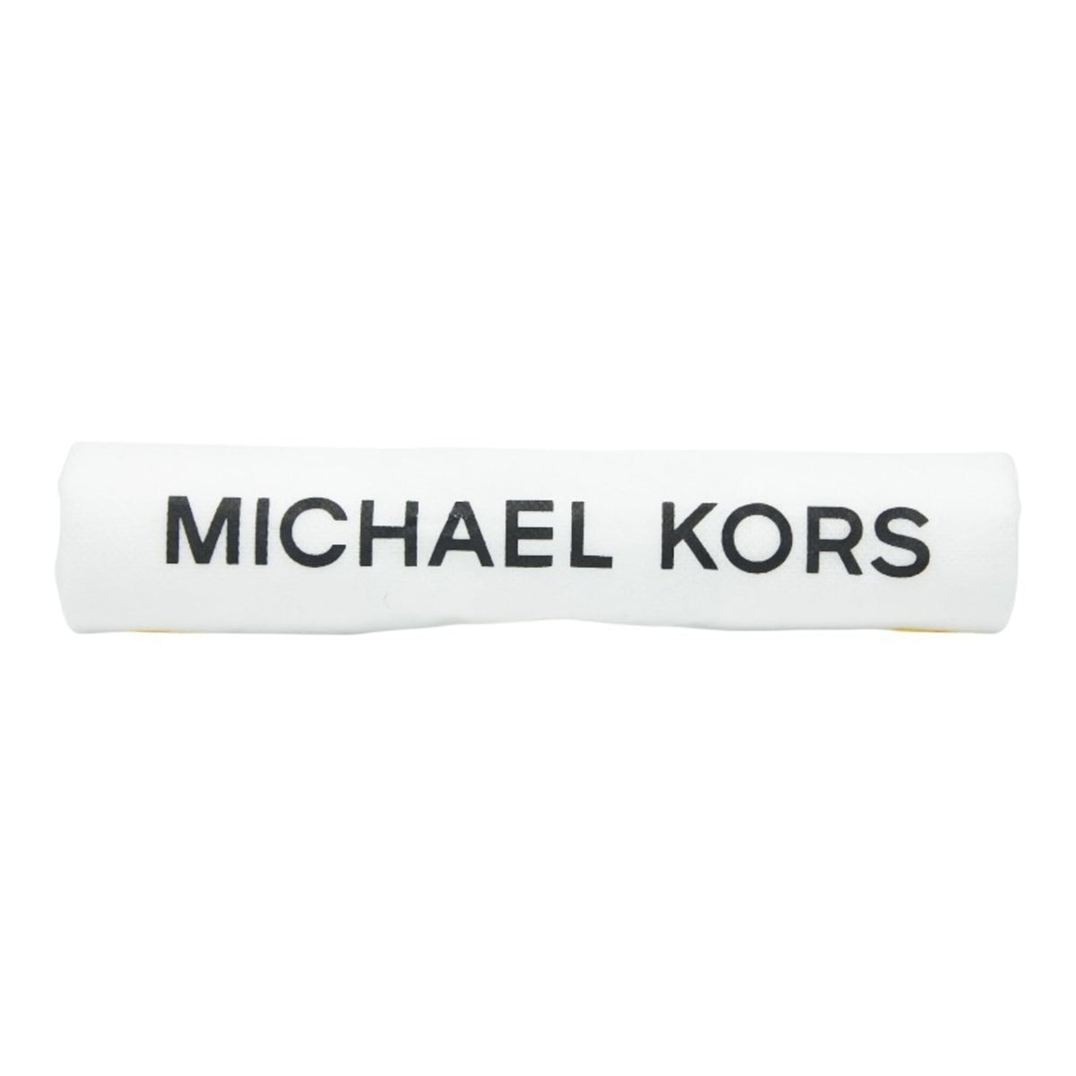 Michael Kors Beige White Leather Pvc Pouch Shoulder Bag (Pre-Owned)