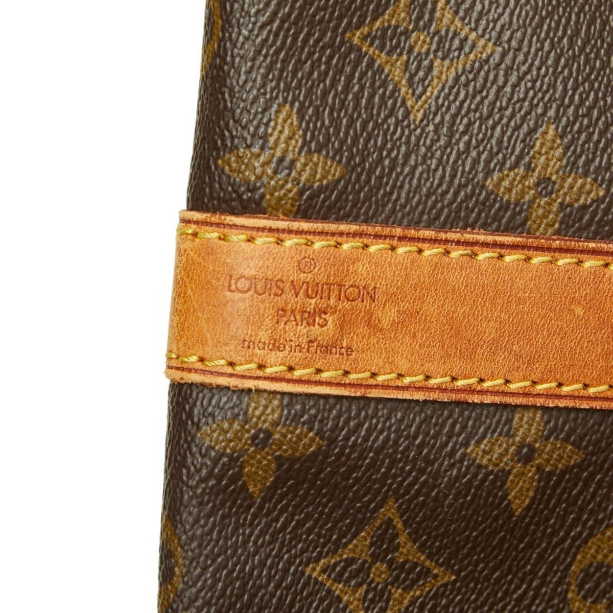 Louis Vuitton Brown Pvc Leather Boston Bag Shoulder Bag (Pre-Owned)