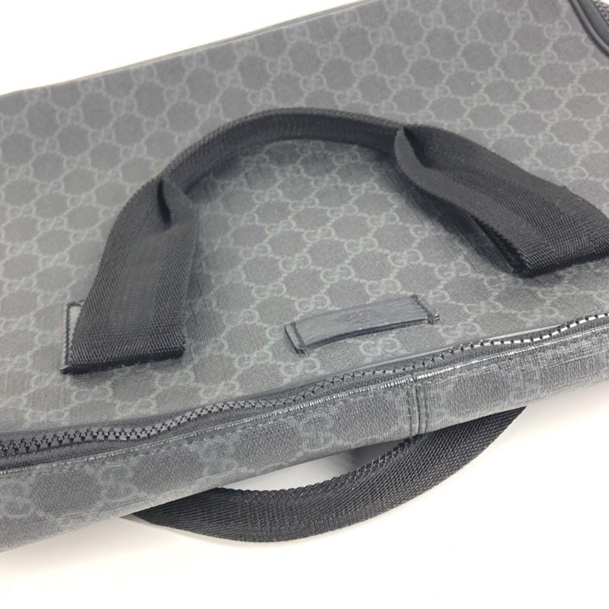 Gucci Black Gg Supreme Handbag Tote Bag (Pre-Owned)