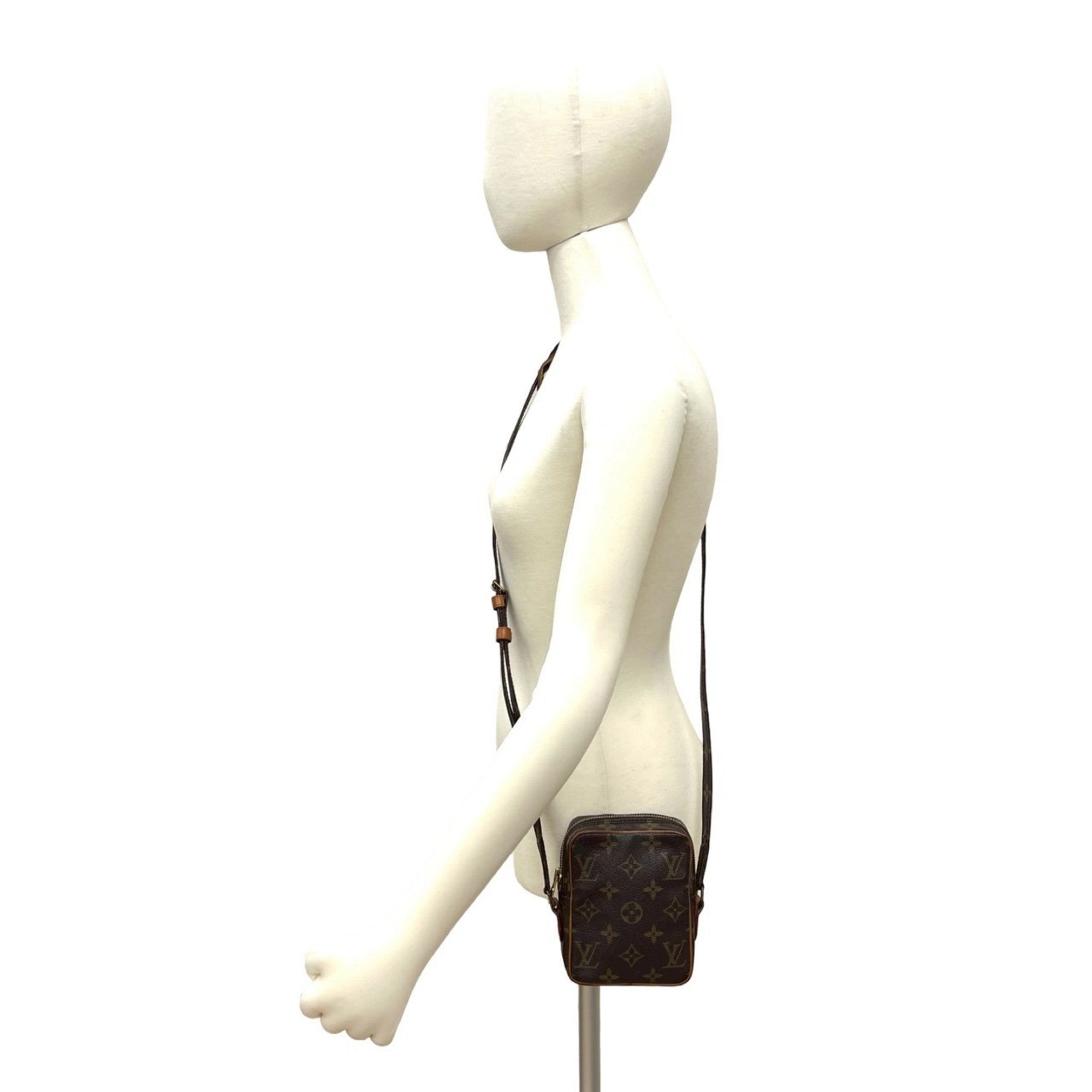 Louis Vuitton Brown Leather Pvc Pochette Shoulder Bag (Pre-Owned)