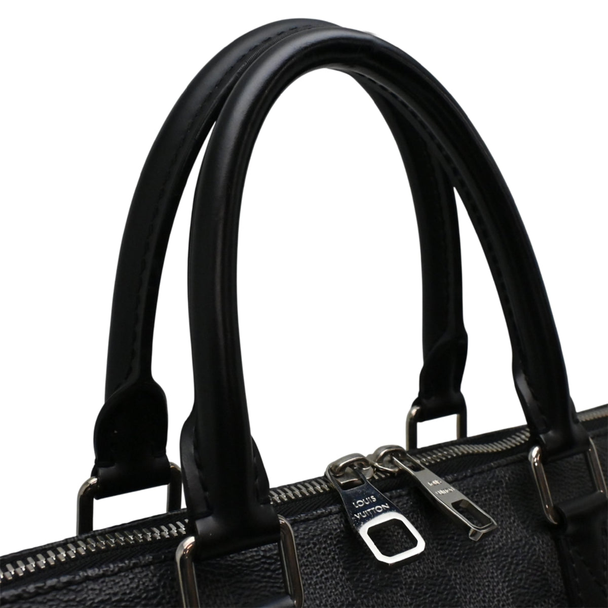 Louis Vuitton Black Damier Graphite Handbag (Pre-Owned)