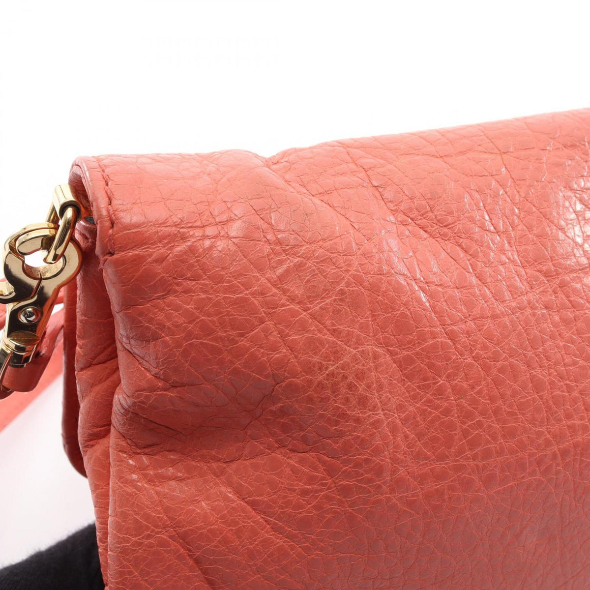 Balenciaga Orange Leather Clutch Bag (Pre-Owned)