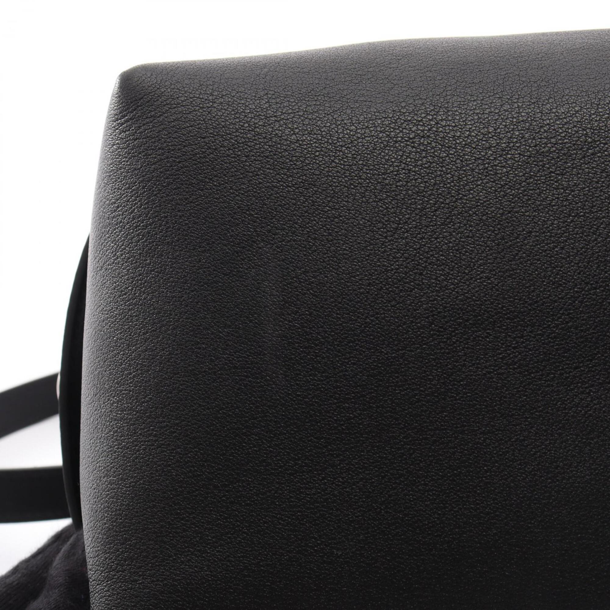 Celine Black Leather Handbag Shoulder Bag (Pre-Owned)