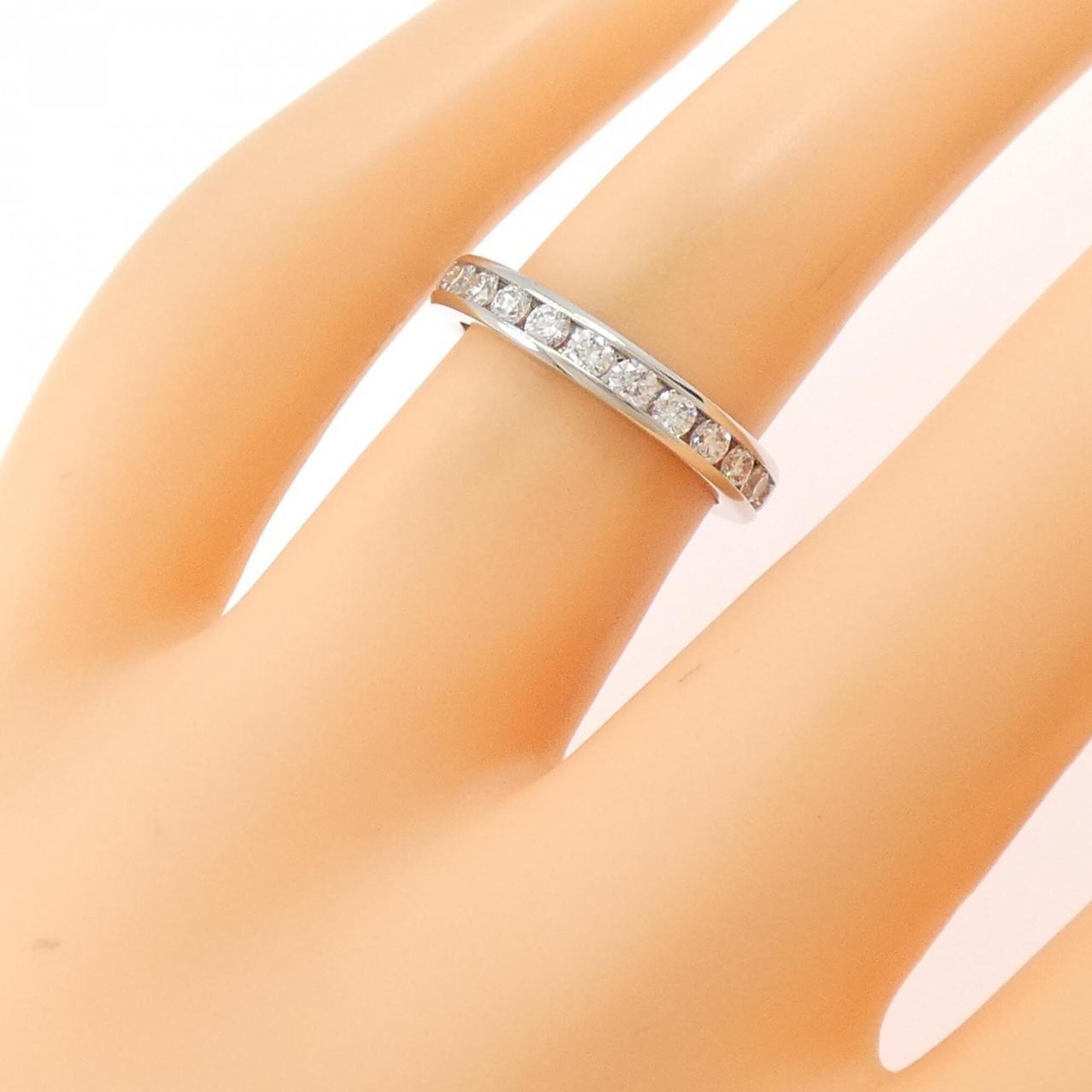 Tiffany Platinum Platinum 950 Band Ring (Pre-Owned)