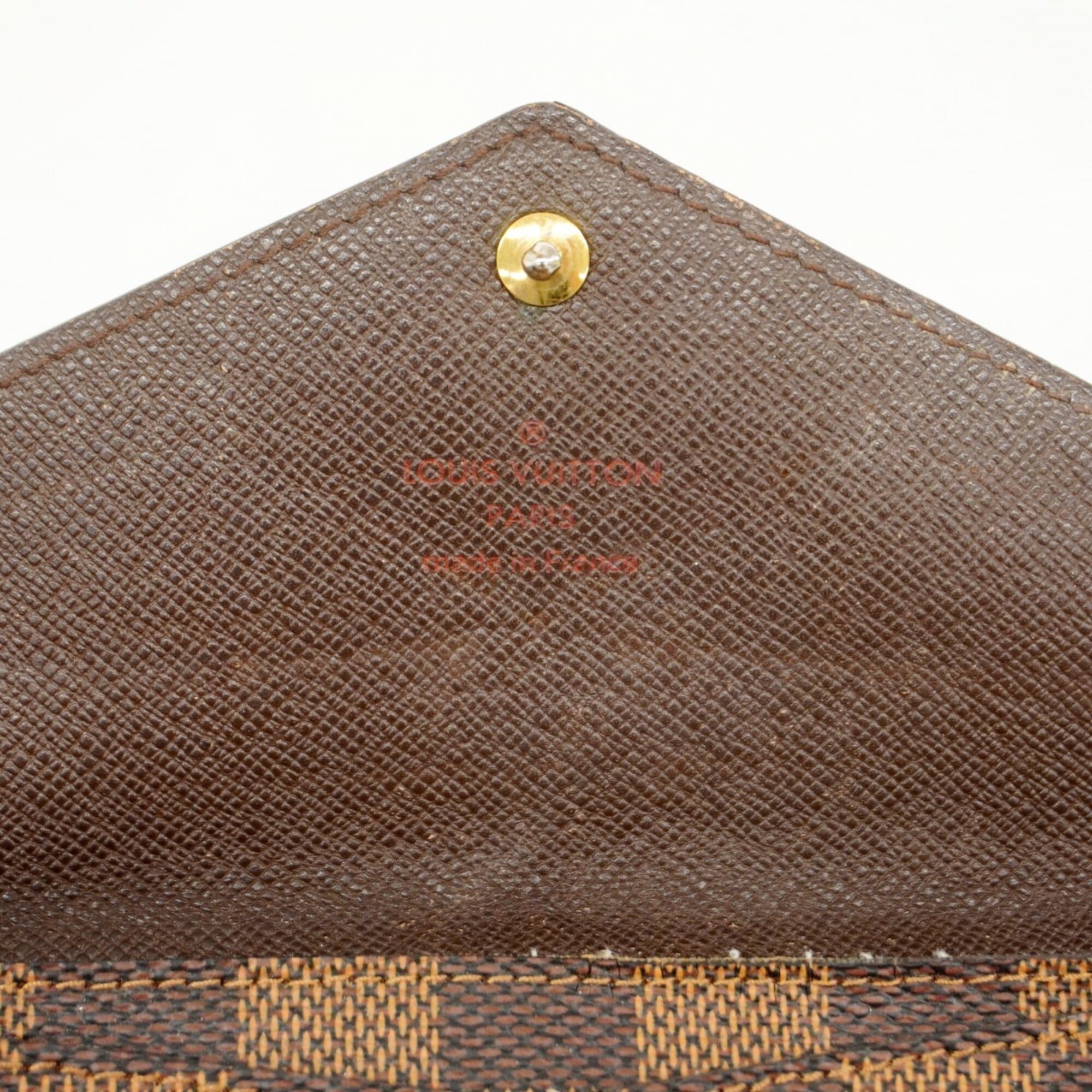 Louis Vuitton Ebene Long Wallet (Bi-Fold) (Pre-Owned)
