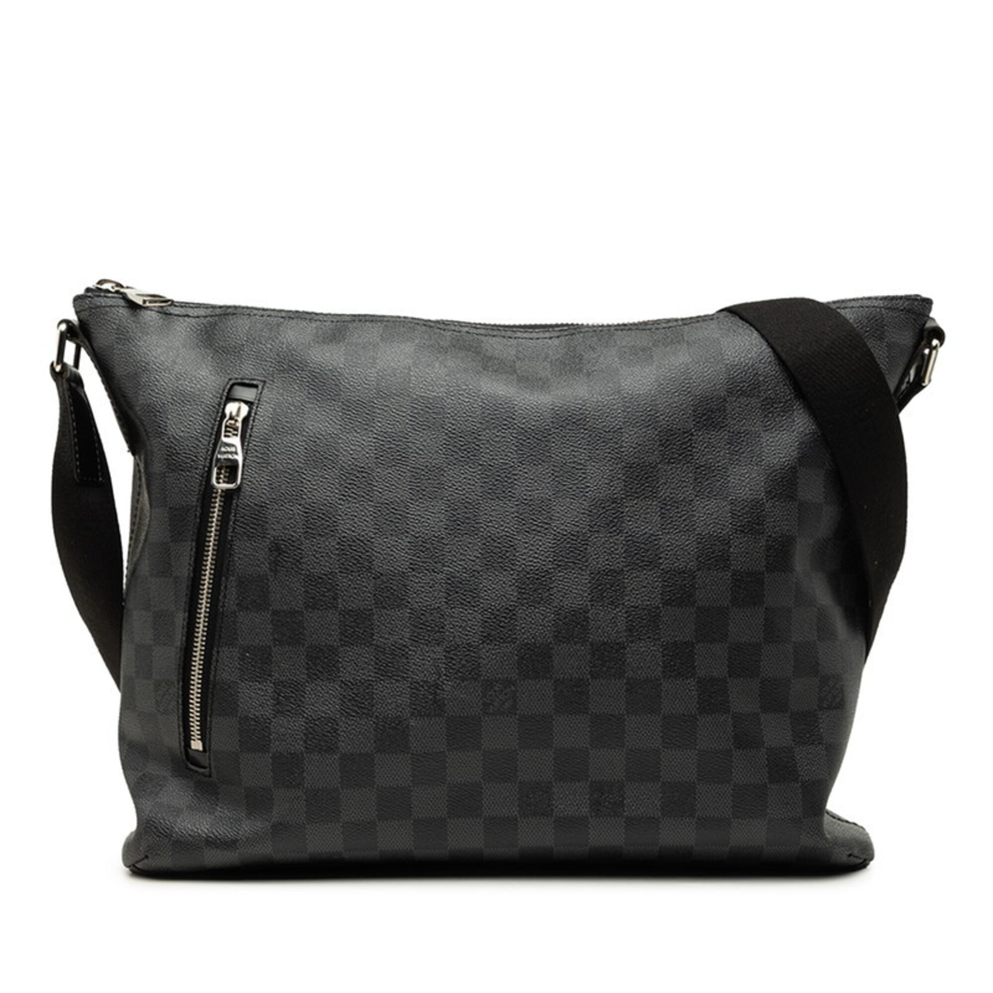 Louis Vuitton Black Pvc Leather Shoulder Bag (Pre-Owned)