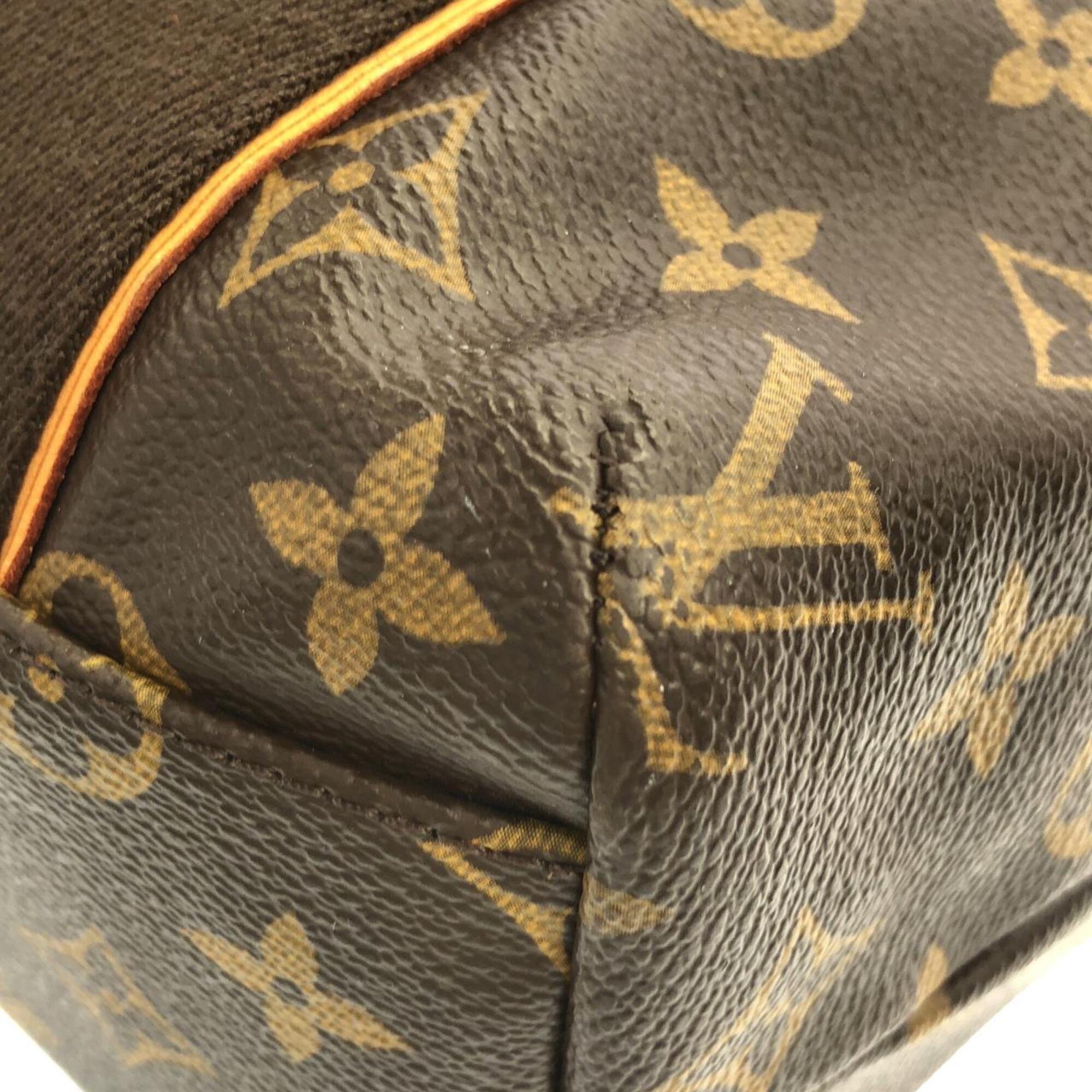 Louis Vuitton Marron Coated Canvas Handbag (Pre-Owned)