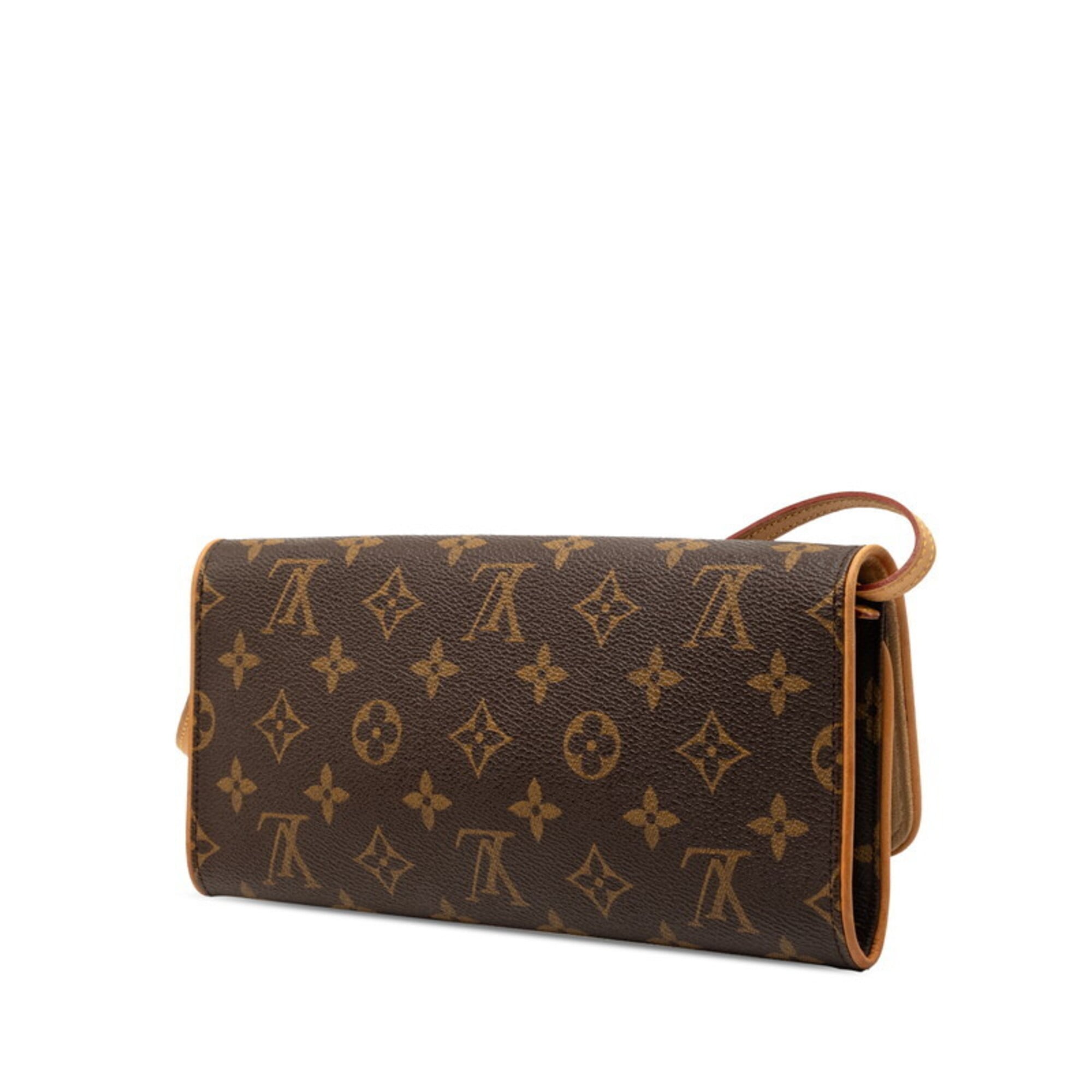 Louis Vuitton Brown Pvc Leather Shoulder Bag (Pre-Owned)