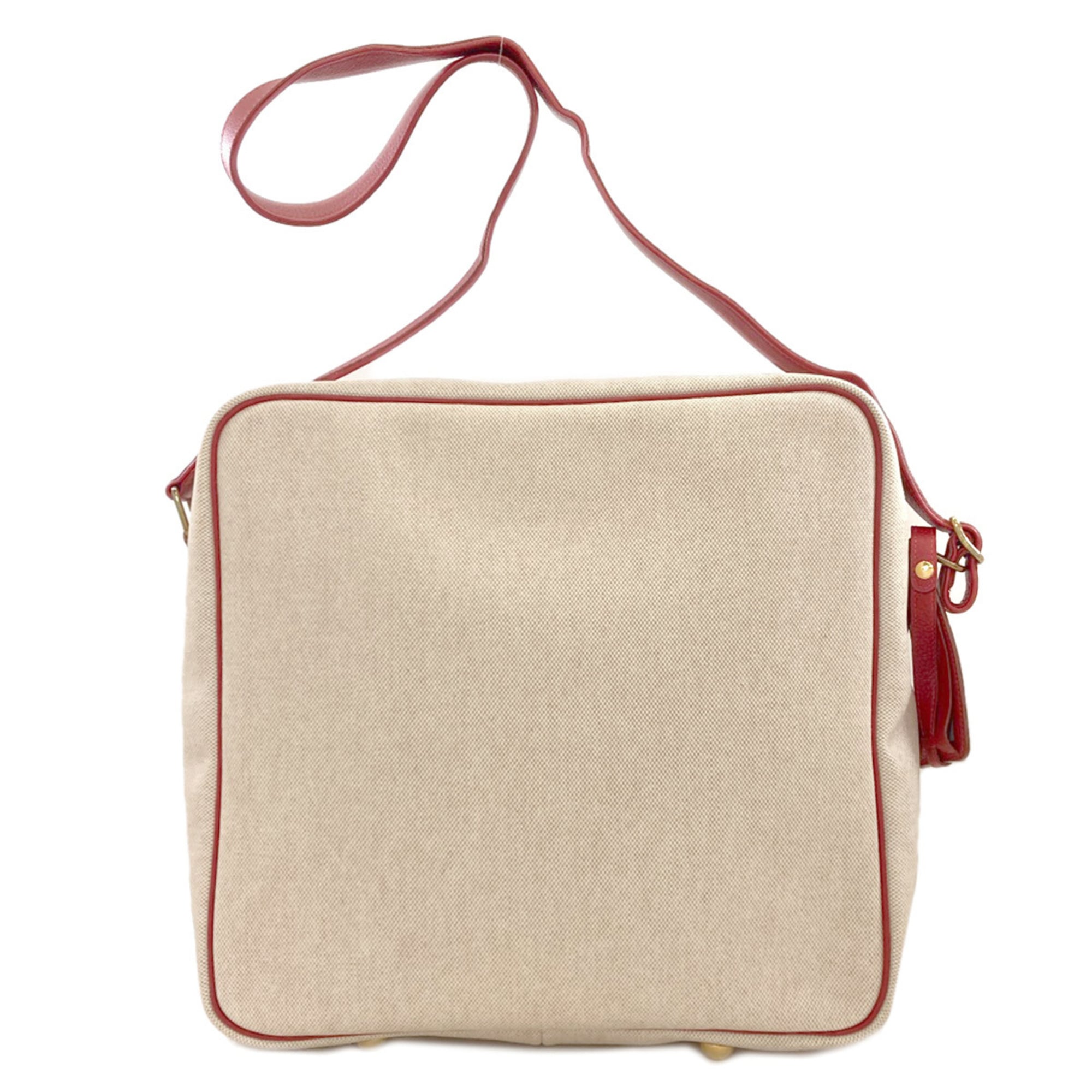 Hermes Natural Red Color Shoulder Bag (Pre-Owned)