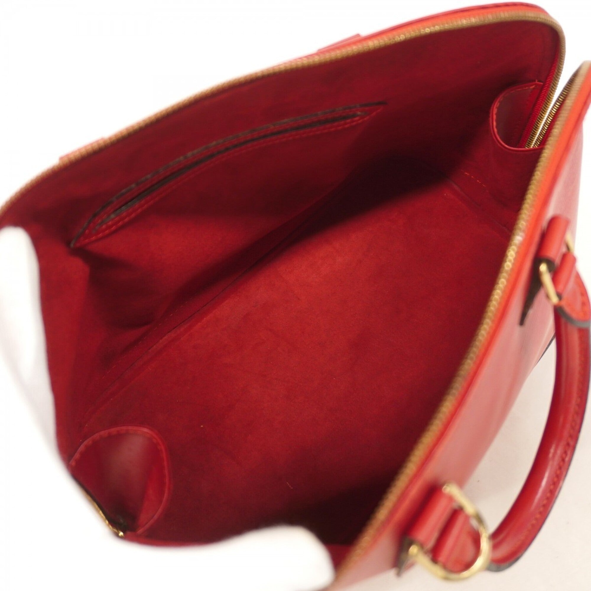 Louis Vuitton Castilian Red Handbag (Pre-Owned)