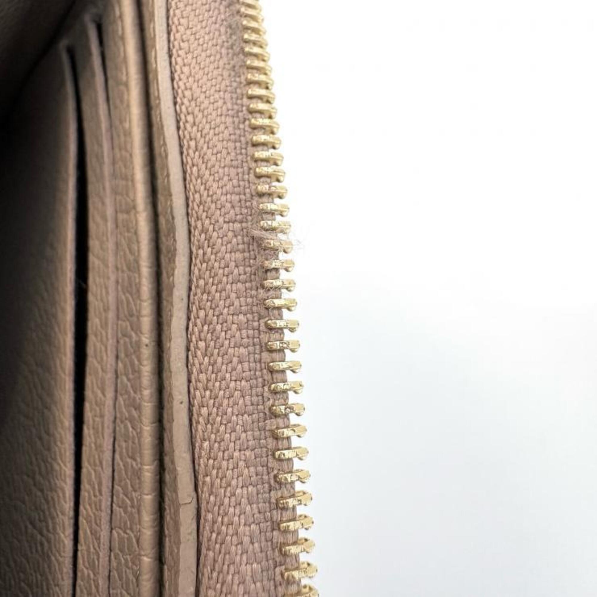 Louis Vuitton Beige Monogram Empreinte Coin Purse/Coin Case (Pre-Owned)