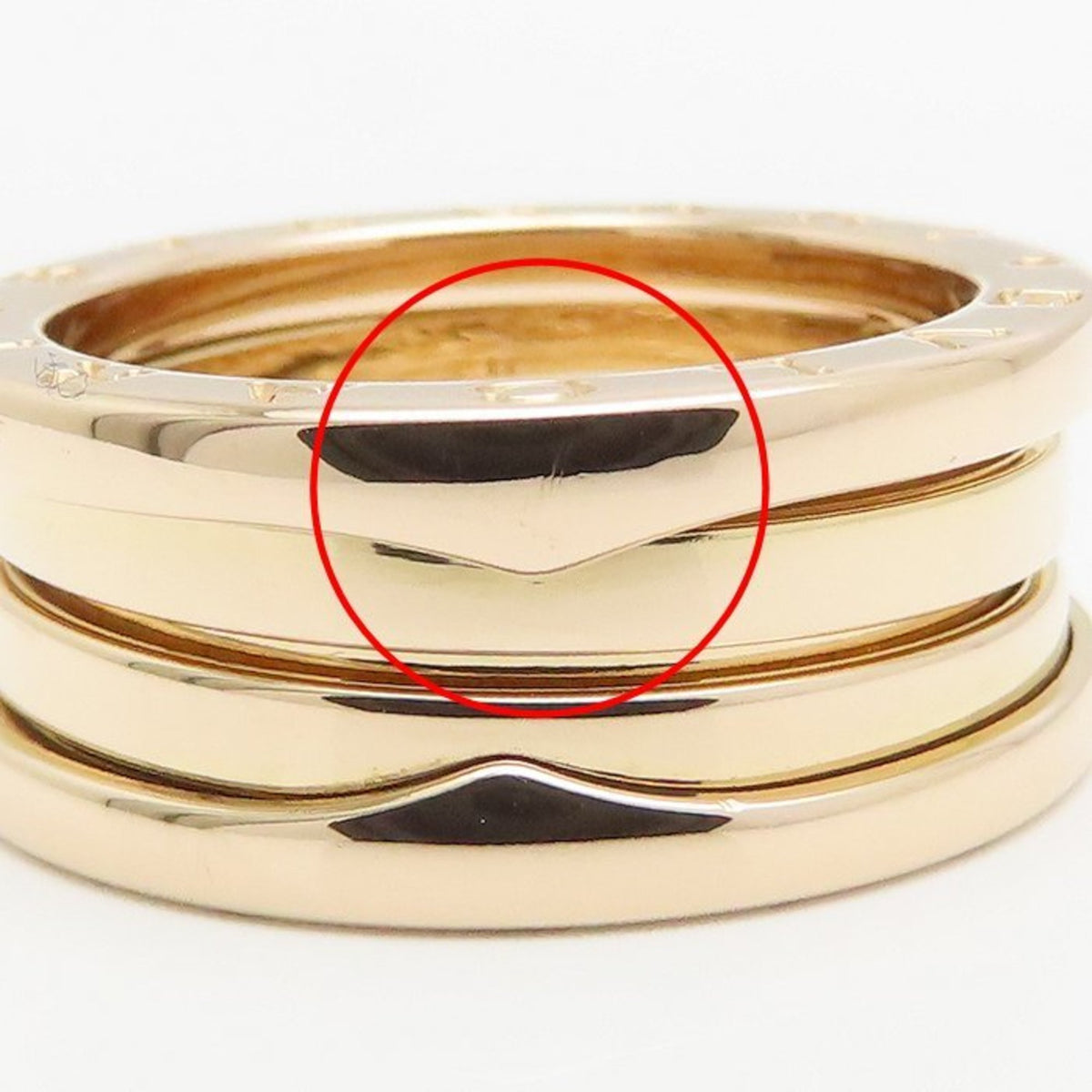 Bvlgari Pink Gold Pink Gold (18K) Band Ring (Pre-Owned)