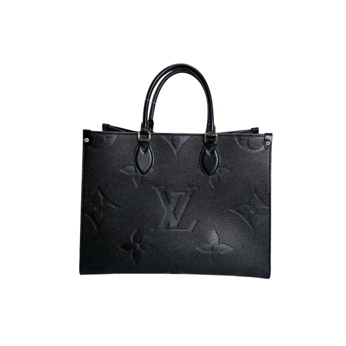 Louis Vuitton Black Noir Monogram Empreinte Handbag Tote Bag (Pre-Owned)