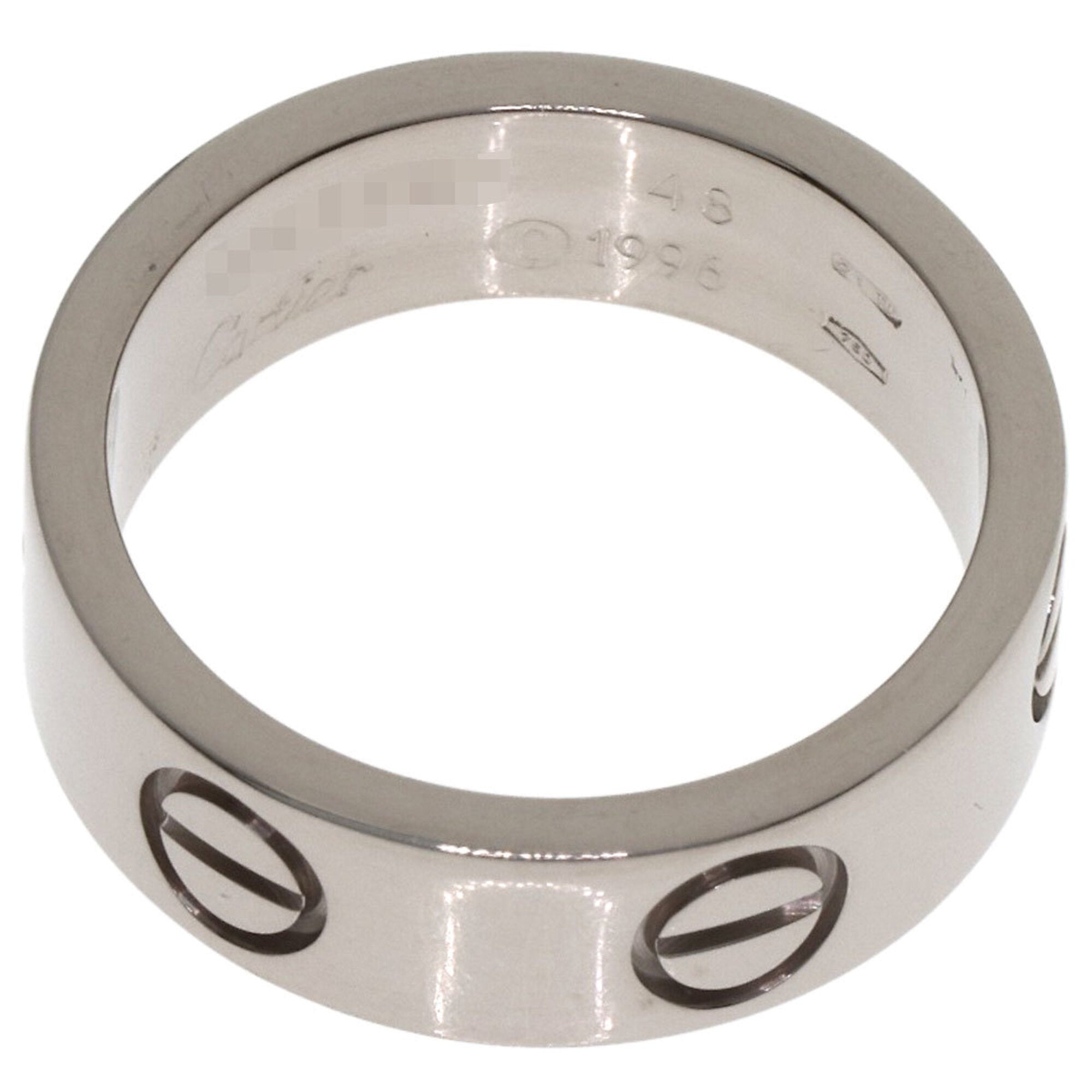 Cartier Love White Gold (18K) Band Ring (Pre-Owned)