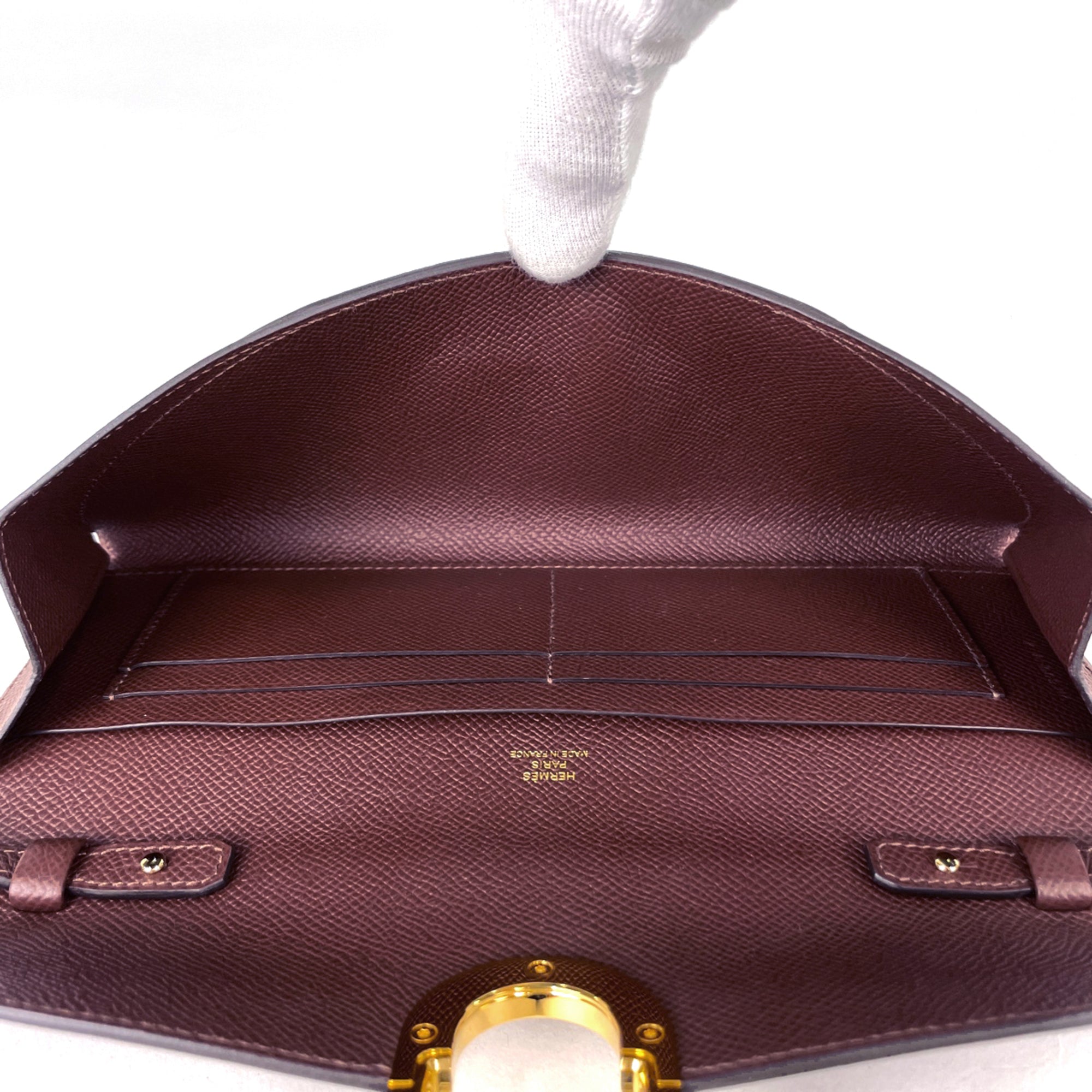 Hermes Brown Clutch Bag (Pre-Owned)