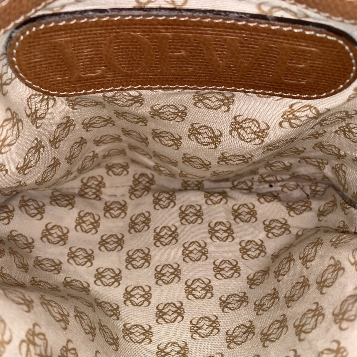 Loewe Black Brown Leather Shoulder Bag (Pre-Owned)