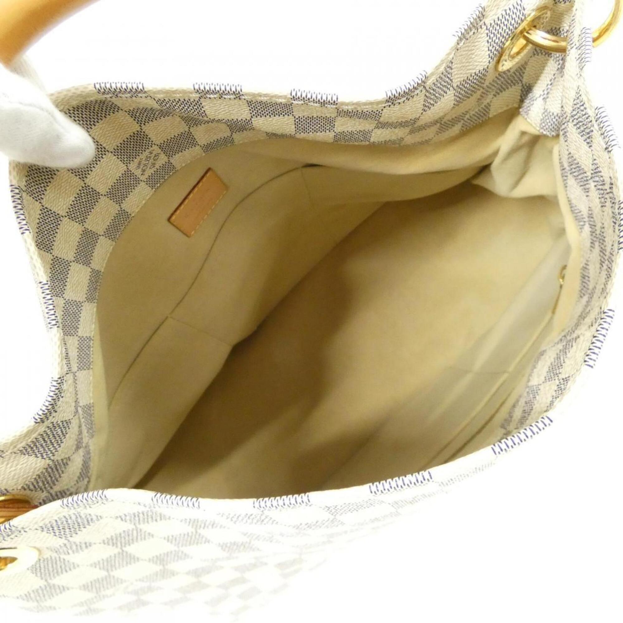 Louis Vuitton Damier Azur Azur Coated Canvas Shoulder Bag (Pre-Owned)