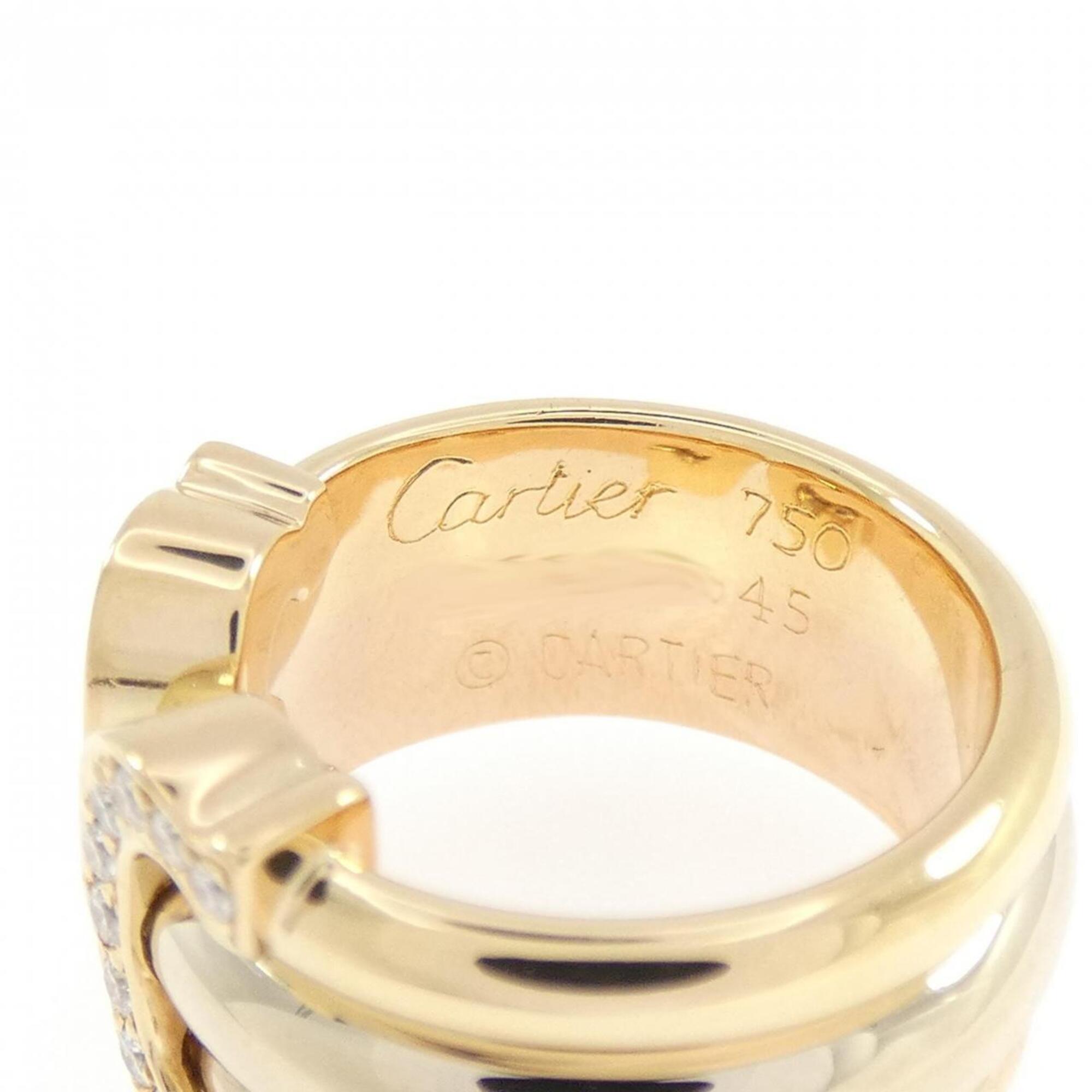 Cartier Yellow Gold (18K) Pink Gold (18K) White Gold (18K) Band Ring (Pre-Owned)