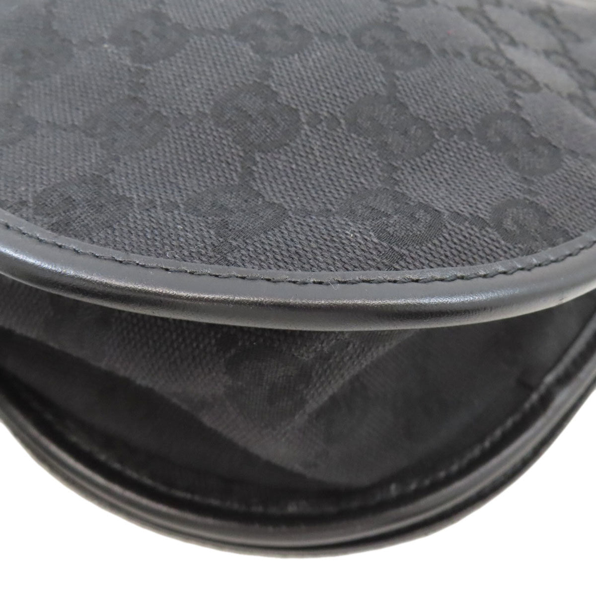 Gucci Black Canvas Shoulder Bag (Pre-Owned)