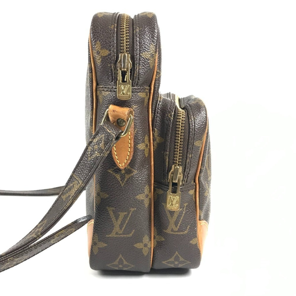 Louis Vuitton Brown Monogram Canvas Pochette Shoulder Bag (Pre-Owned)