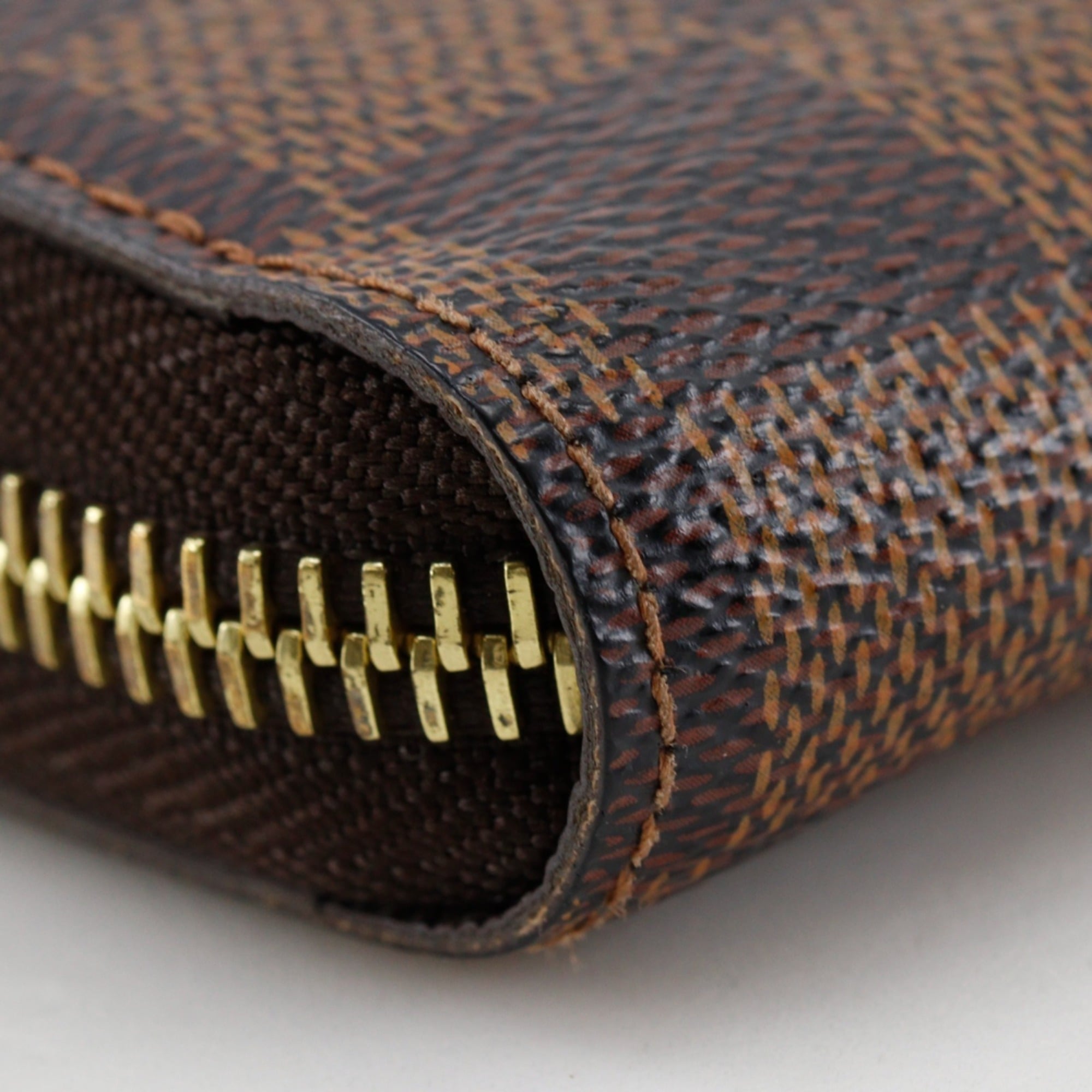 Louis Vuitton Brown Ebene Galle Damier Canvas Long Wallet (Bi-Fold) (Pre-Owned)