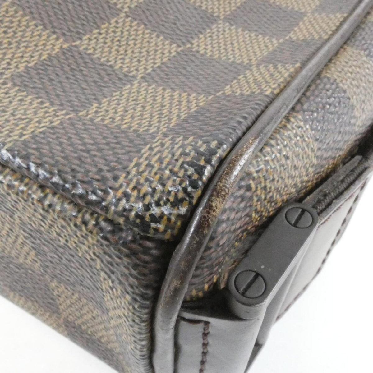 Louis Vuitton Brown Coated Canvas Shoulder Bag (Pre-Owned)