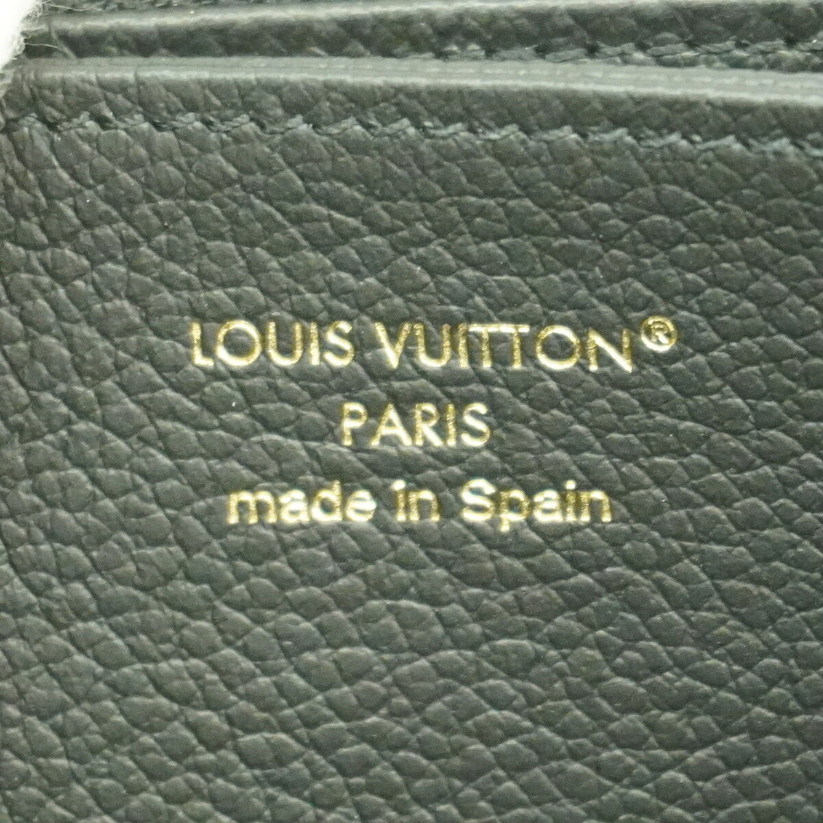 Louis Vuitton Beige Black Long Wallet (Bi-Fold) (Pre-Owned)