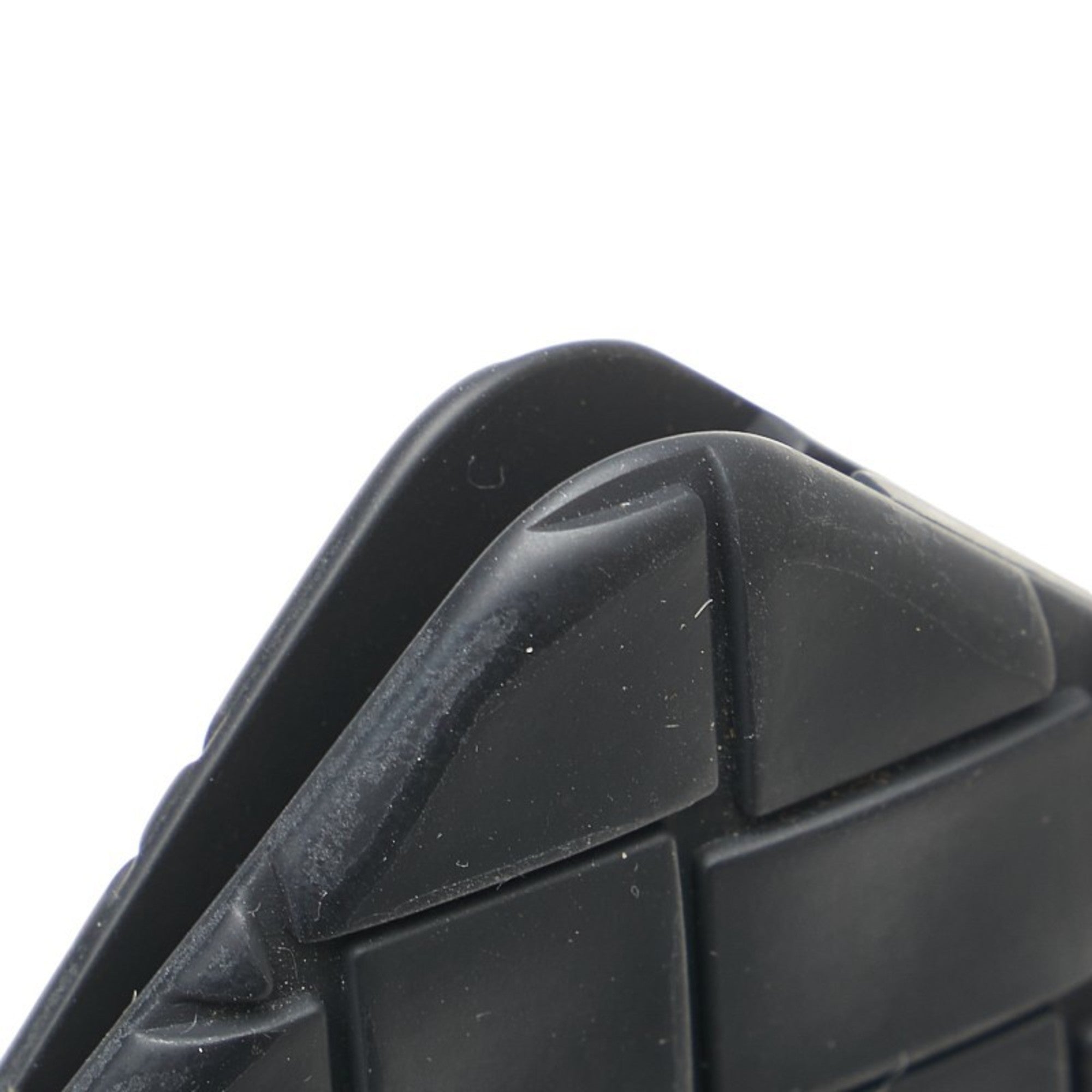 Bottega Veneta Black Rubber Bill Wallet (Bi-Fold) (Pre-Owned)