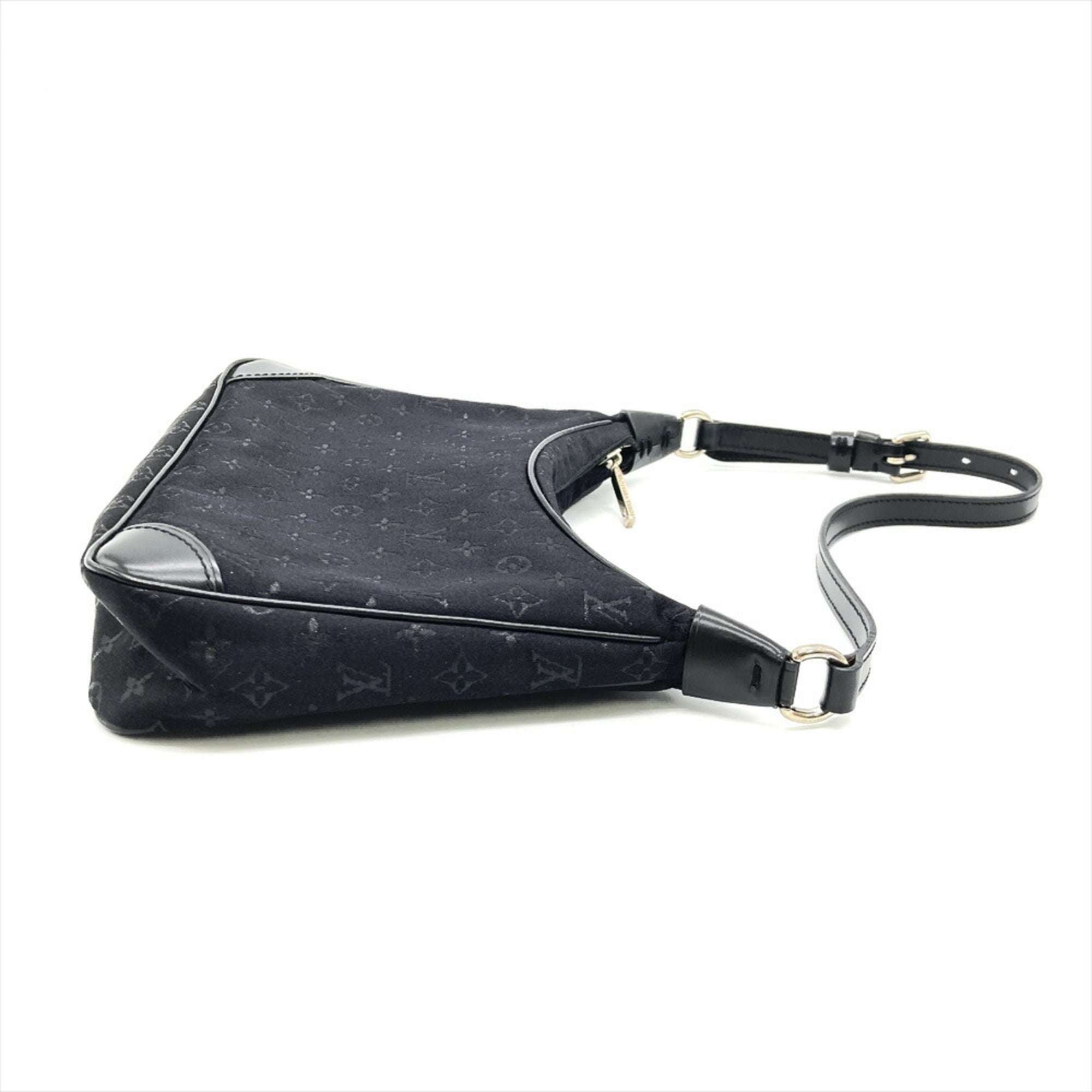 Louis Vuitton Monogram Satin Black Monogram Noir Monogram Satin Shoulder Bag (Pre-Owned)
