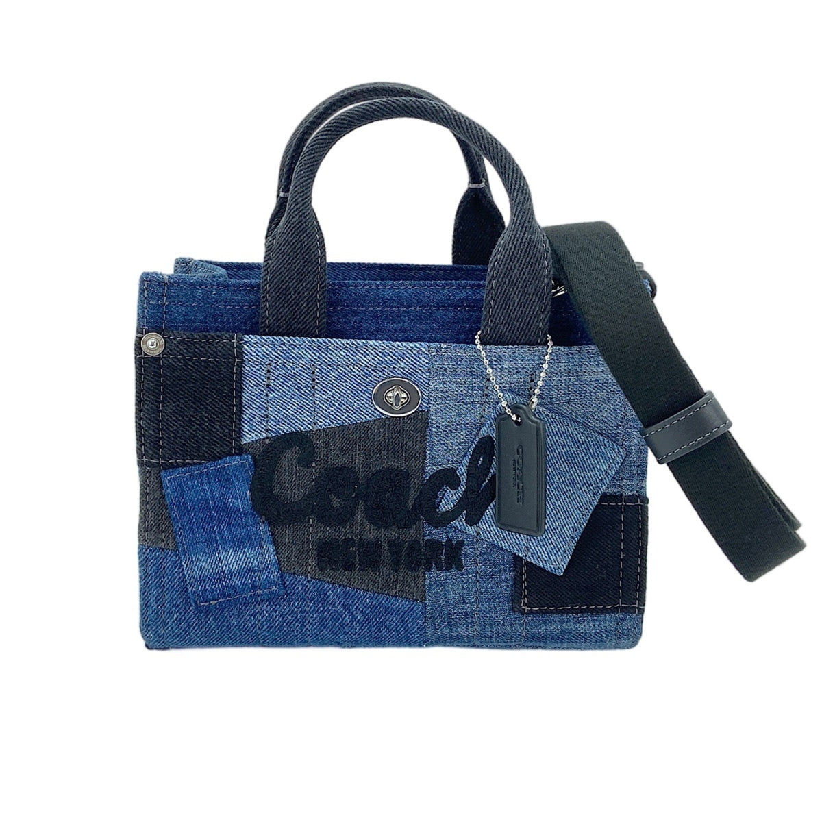 Coach Navy Denim Handbag (Pre-Owned)
