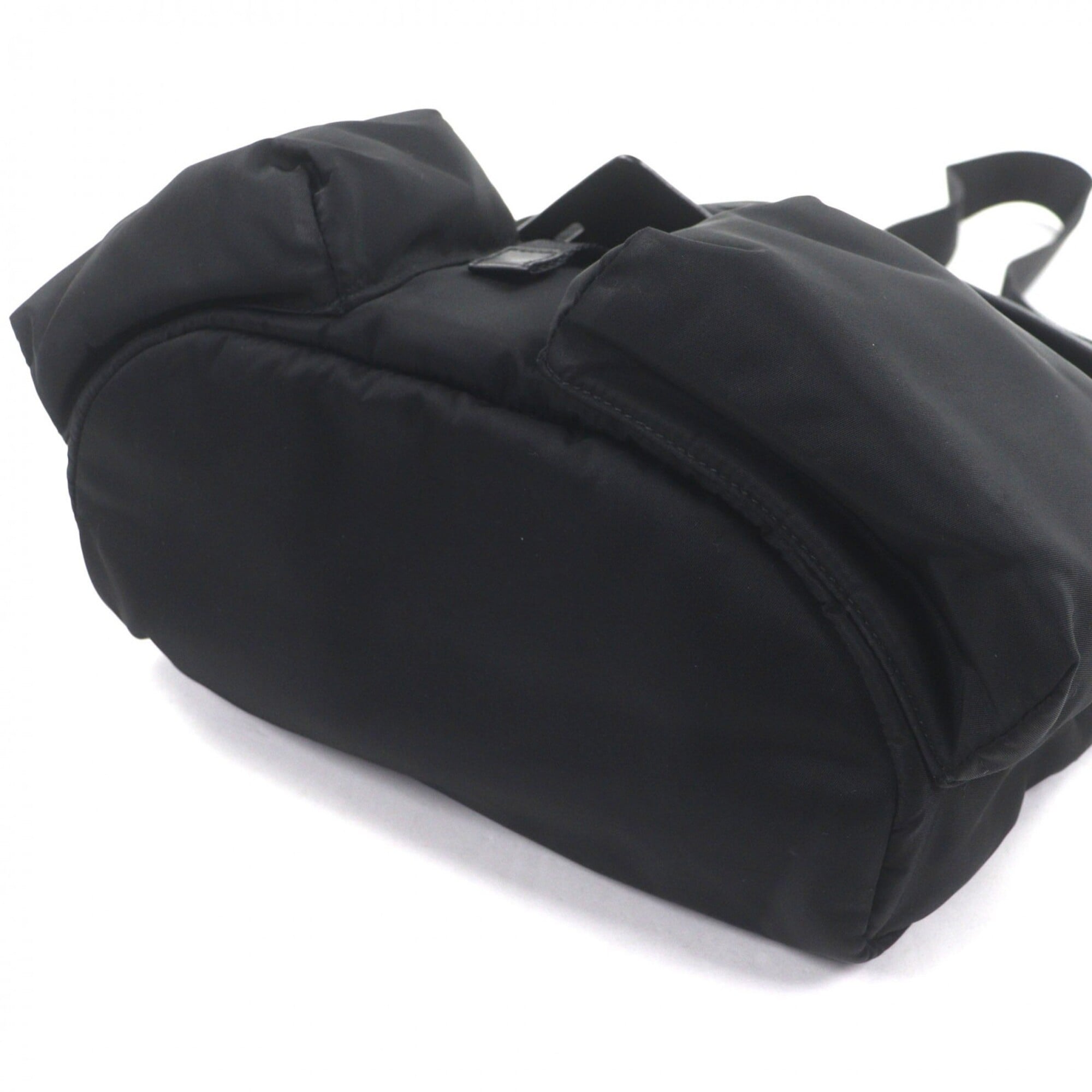 Prada Black Nylon Leather Shoulder Bag (Pre-Owned)