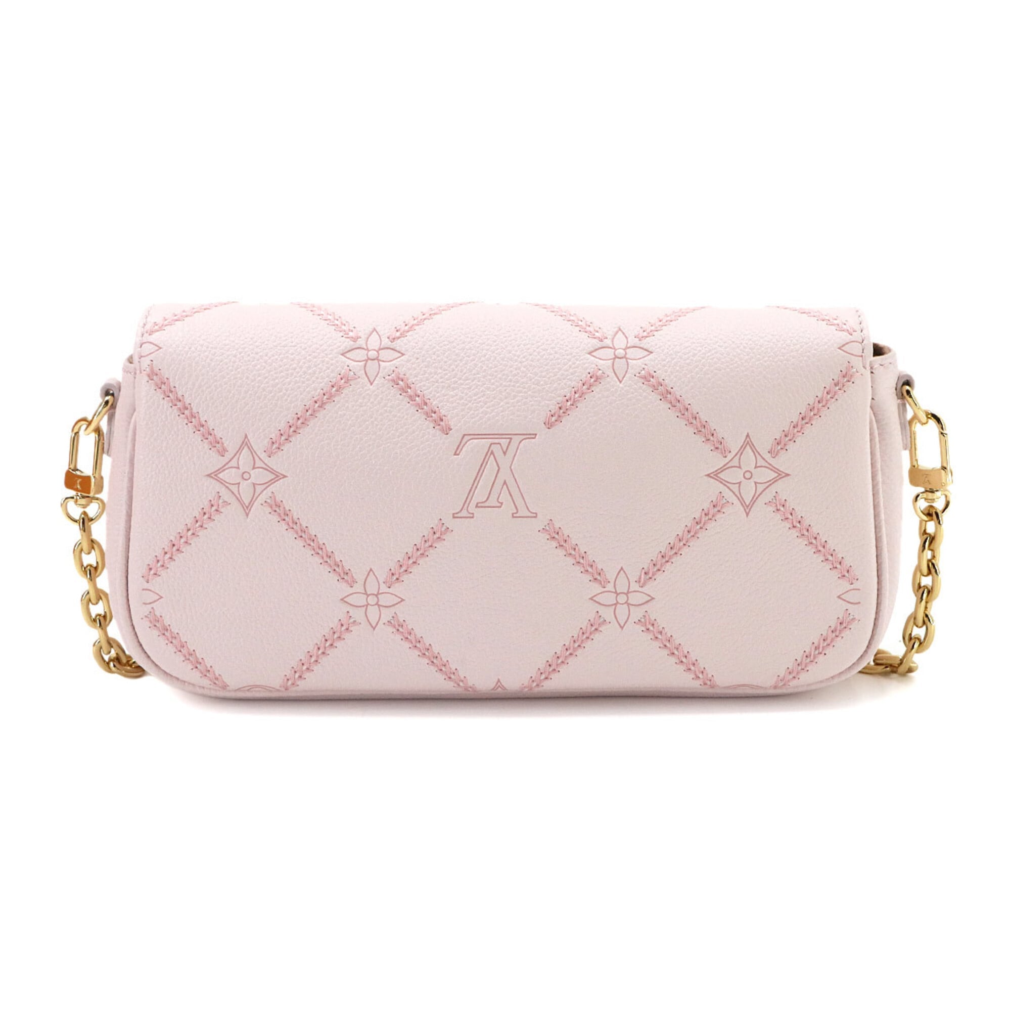 Louis Vuitton Pink Monogram Empreinte Leather Shoulder Bag (Pre-Owned)